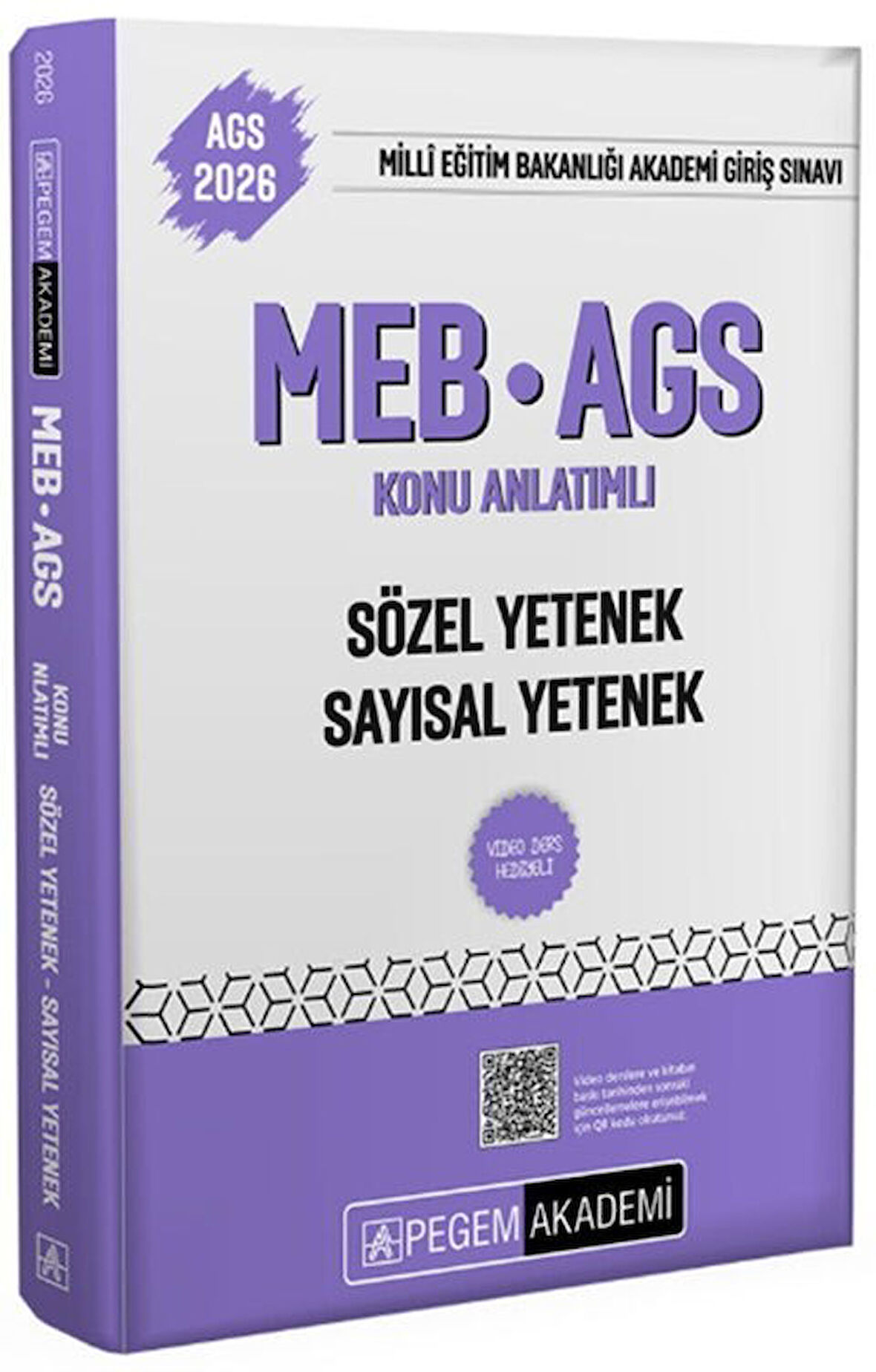 2026 MEB AGS Sözel Yetenek Sayısal Yetenek Konu Anlatımlı Pegem Yayınları