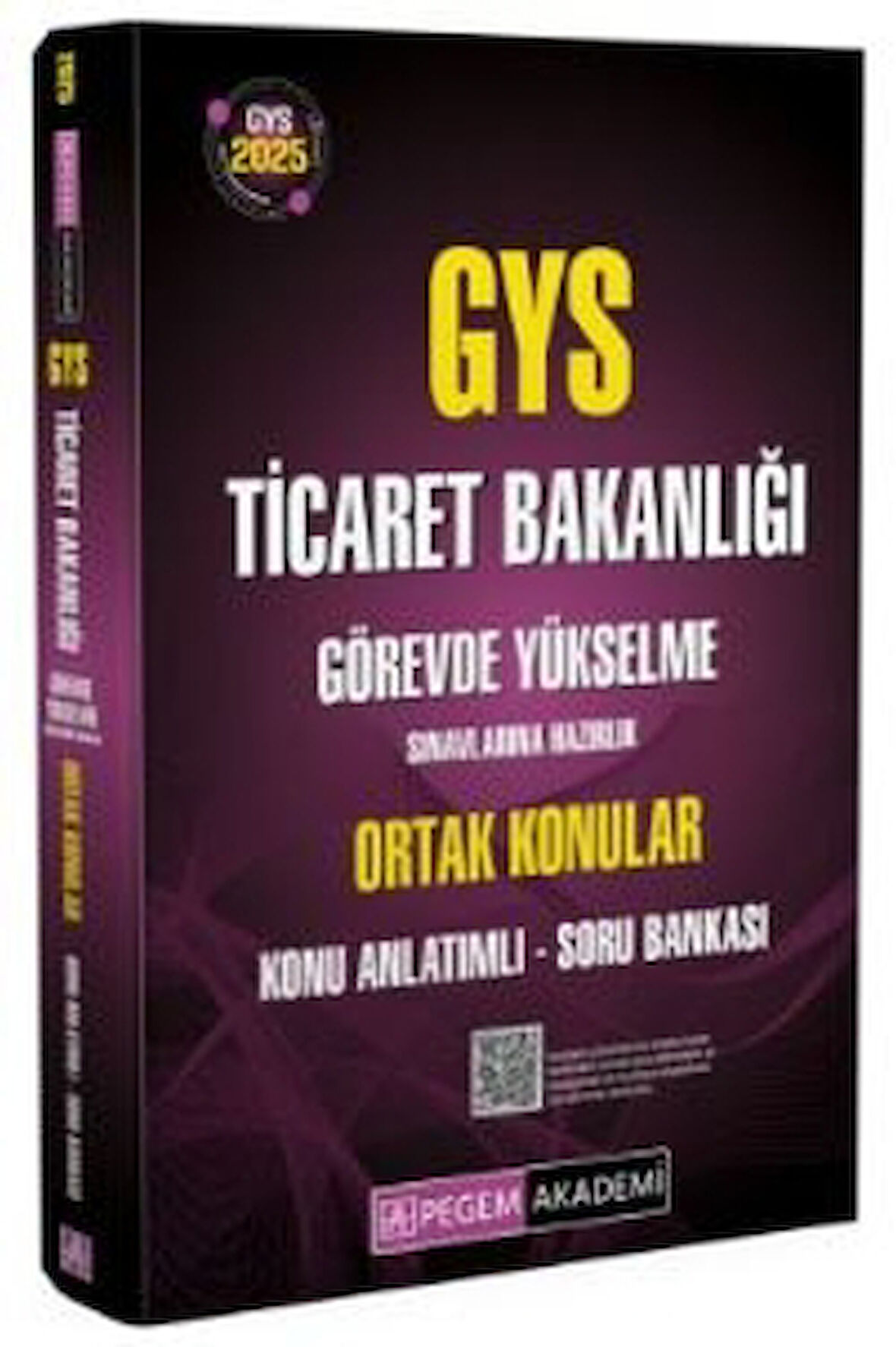 2025 GYS Ticaret Bakanlığı Görevde Yükselme Sınavlarına Hazırlık Ortak Konular Konu Anlatımlı Soru Bankası