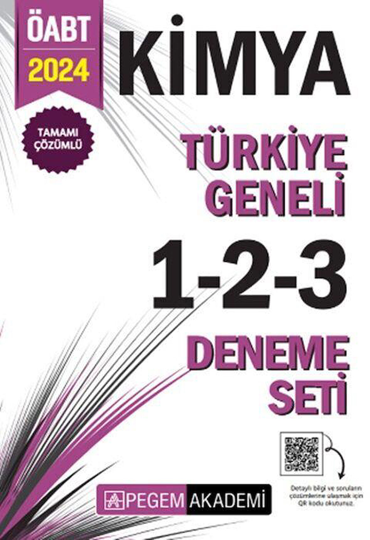 2024 KPSS ÖABT Kimya Tamamı Çözümlü Türkiye Geneli 1-2-3 Deneme Seti Pegem Yayınları