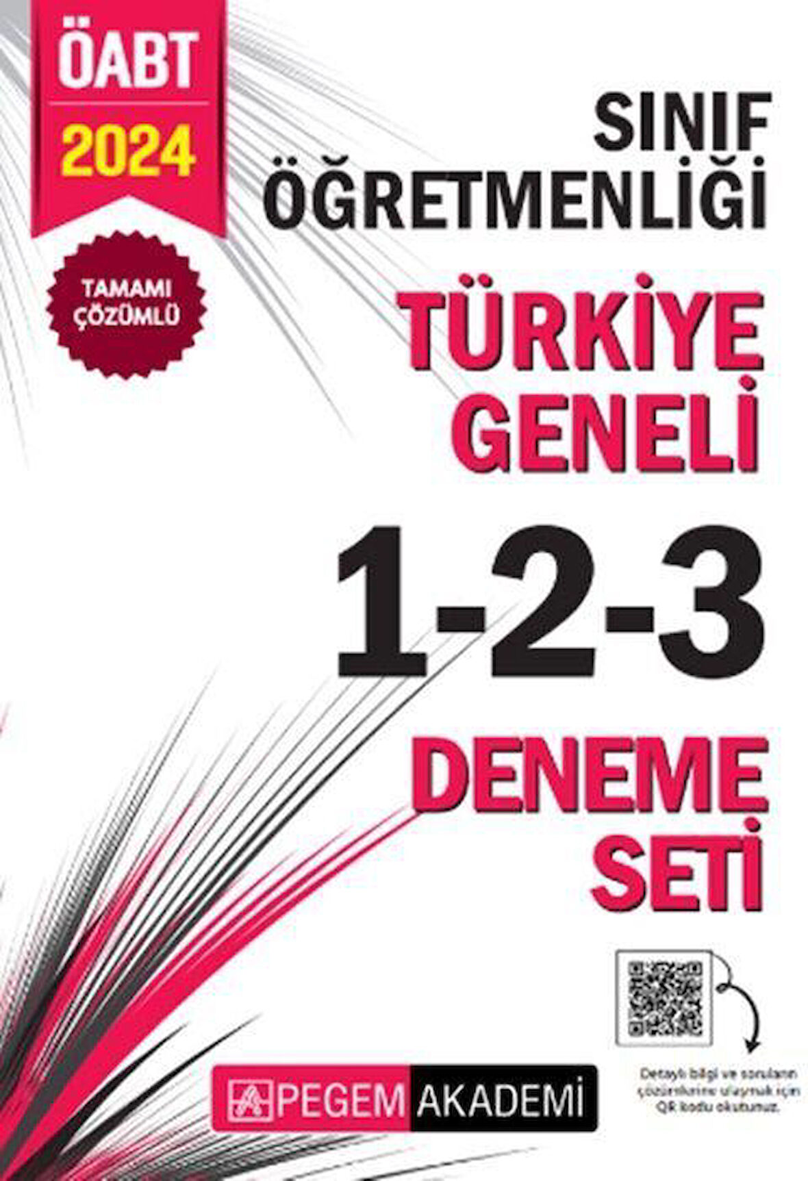 2024 KPSS ÖABT Sınıf Öğretmenliği Tamamı Çözümlü Türkiye Geneli 1-2-3 Deneme Seti Pegem Yayınları