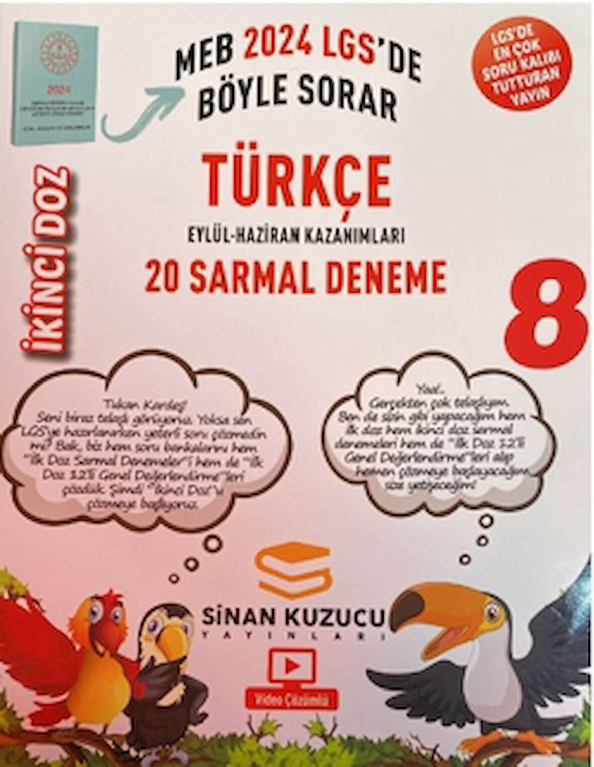 8. Sınıf Türkçe 20 Sarmal Deneme