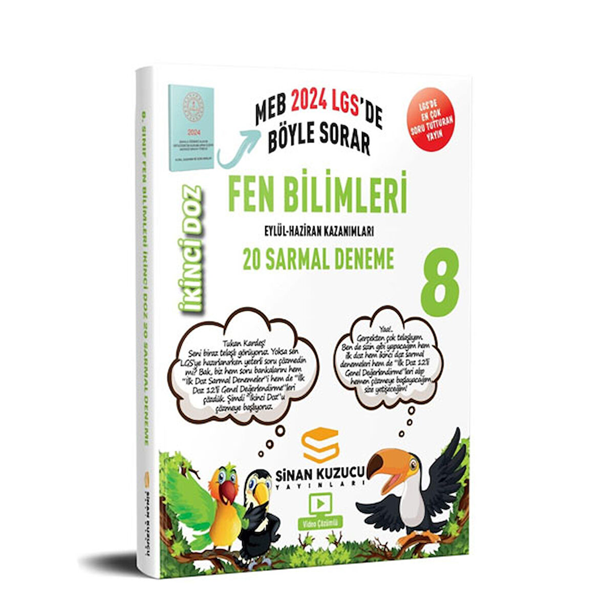 8. Sınıf İkinci Doz Fen Bilimleri Sarmal Branş Denemesi Sinan Kuzucu Yayınları