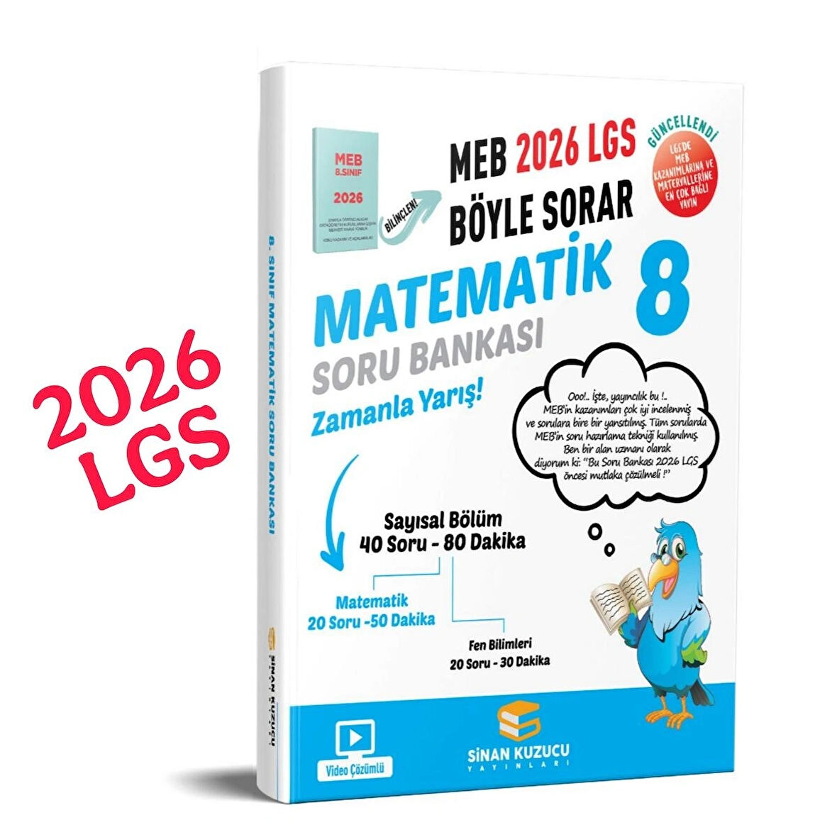 8. Sınıf 2026 Lgs Meb Böyle Sorar MATEMATİK Soru Bankası Video Çözümlü - sinan kuzucu