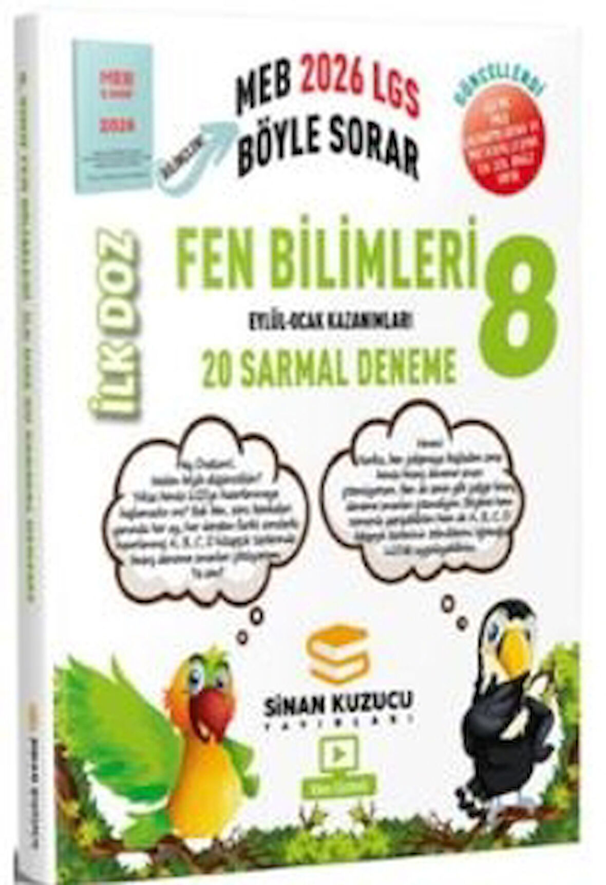 2026 8. Sınıf Fen Bilimleri İlk Doz Sarmal Branş Denemeleri