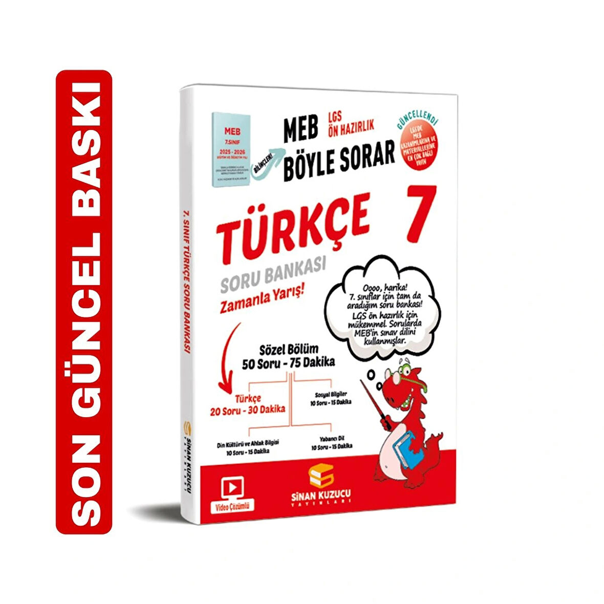 Sinan Kuzucu 7. Sınıf Türkçe Soru Bankası Yeni