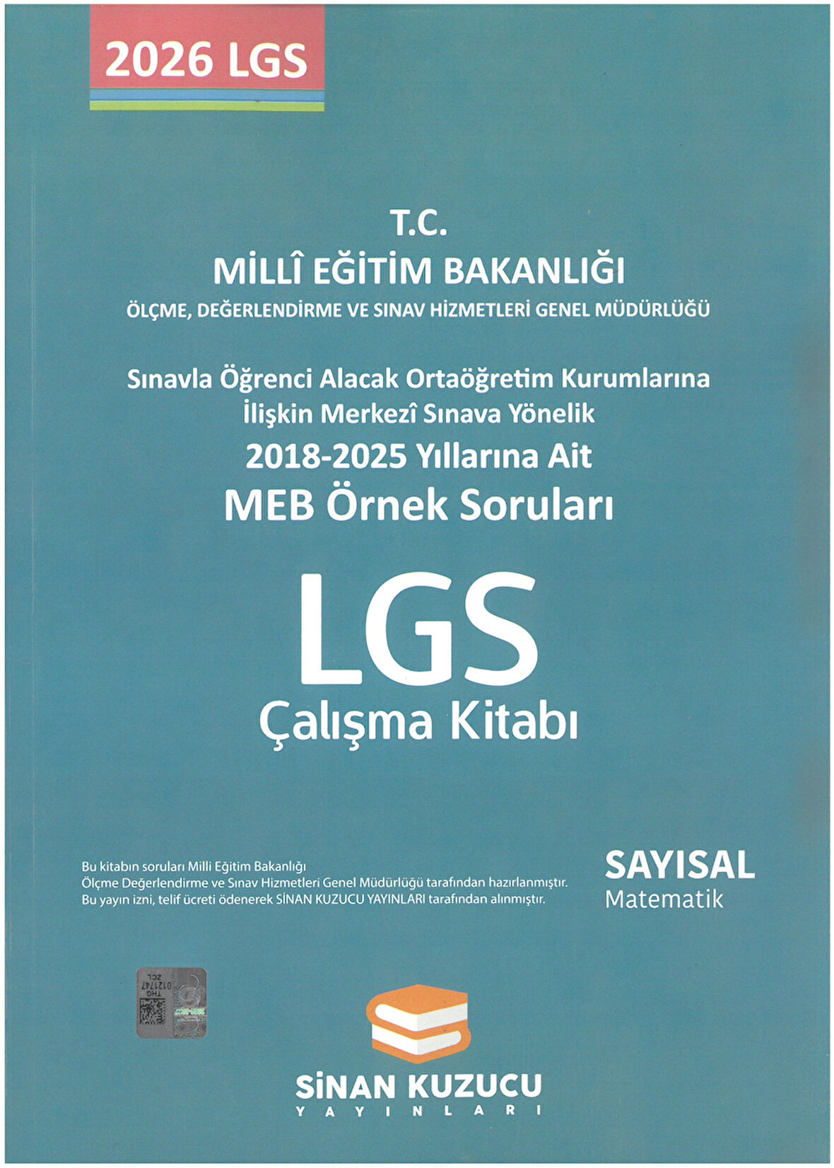 Sinan Kuzucu Meb Örnek Soruları Matematik Çalışma Kitabı Yeni