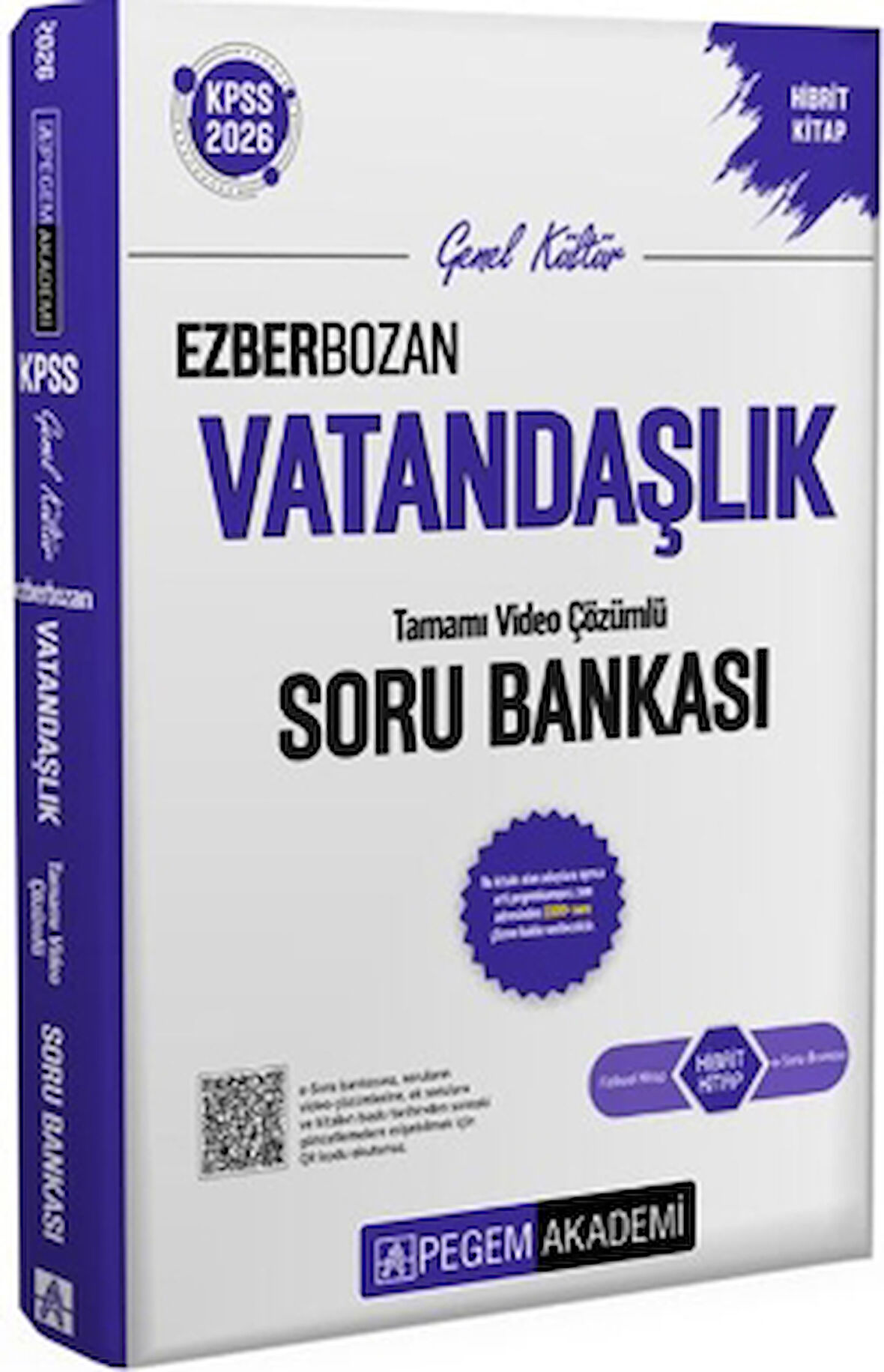 2026 KPSS Genel Yetenek Genel Kültür Ezberbozan Vatandaşlık Tamamı Video Çözümlü Soru Bankası