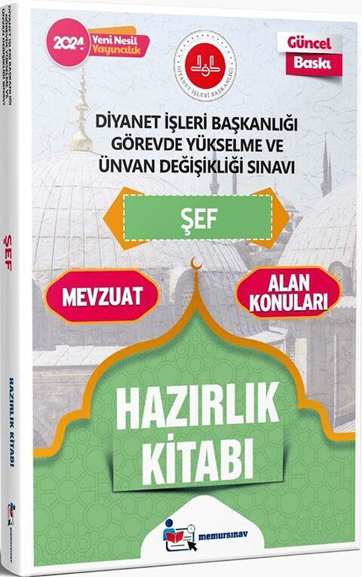 2024 Diyanet İşleri Başkanlığı GYS ve UDS Şef Hazırlık Kitabı Memur Sınav