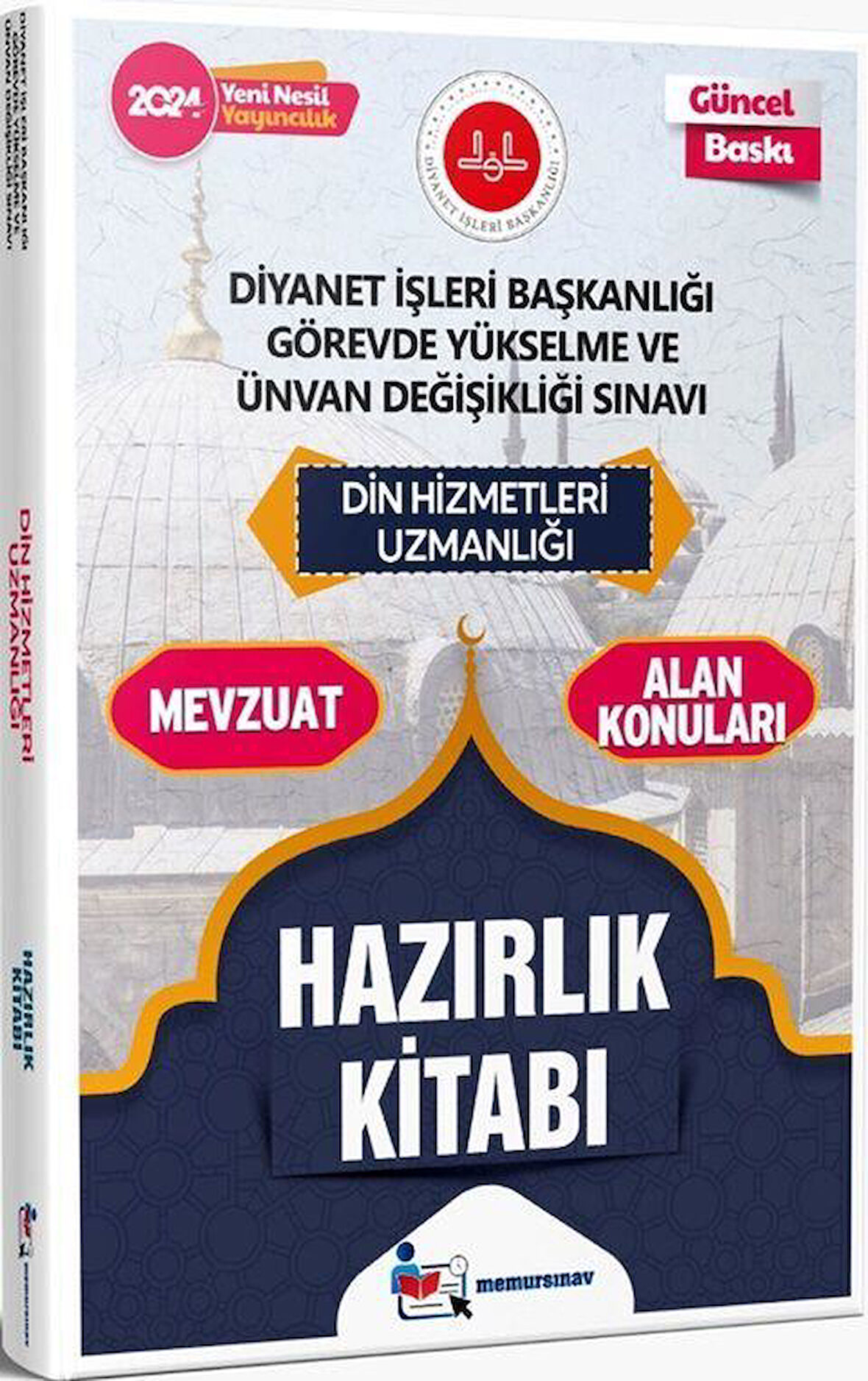 2024 Diyanet İşleri Başkanlığı GYS ve UDS Din Hizmetleri Uzmanlığı Hazırlık Kitabı Memur Sınav