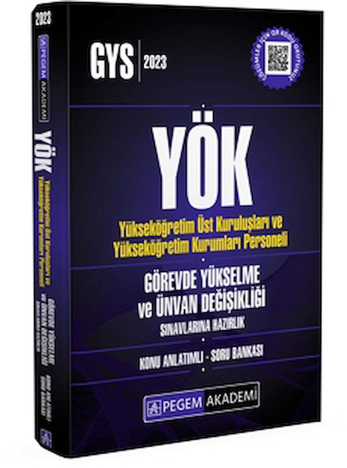 2023 YÖK Görevde Yükselme ve Ünvan Değişikliği Konu Anlatımlı Soru Bankası