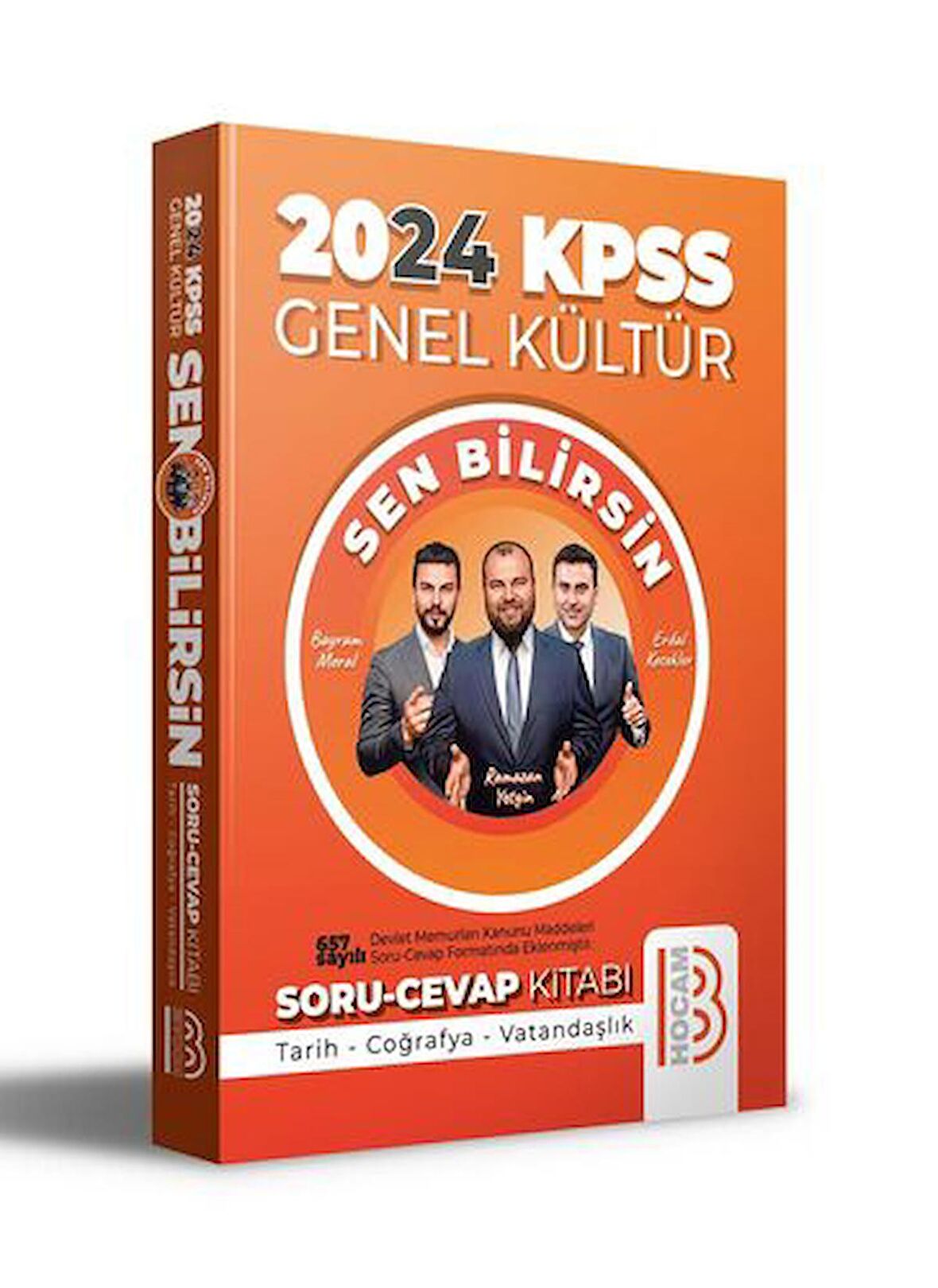 KPSS 2024 Genel Kültür Sen Bilirsin Tarih-Coğrafya-Vatandaşlık Soru Cevap Kitabı