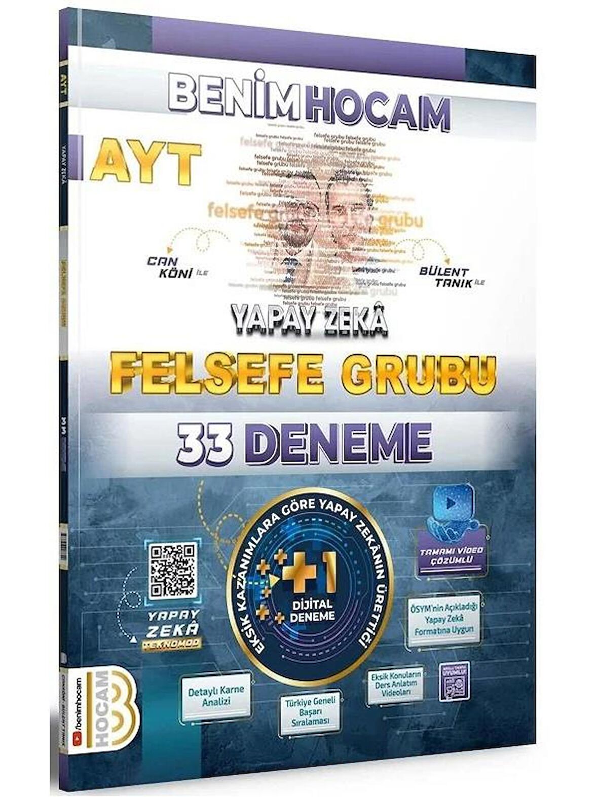 Benim Hocam YKS AYT Felsefe Yapay Zeka 33 Deneme Video Çözümlü - Bülent Tanık, Can Köni Benim Hocam