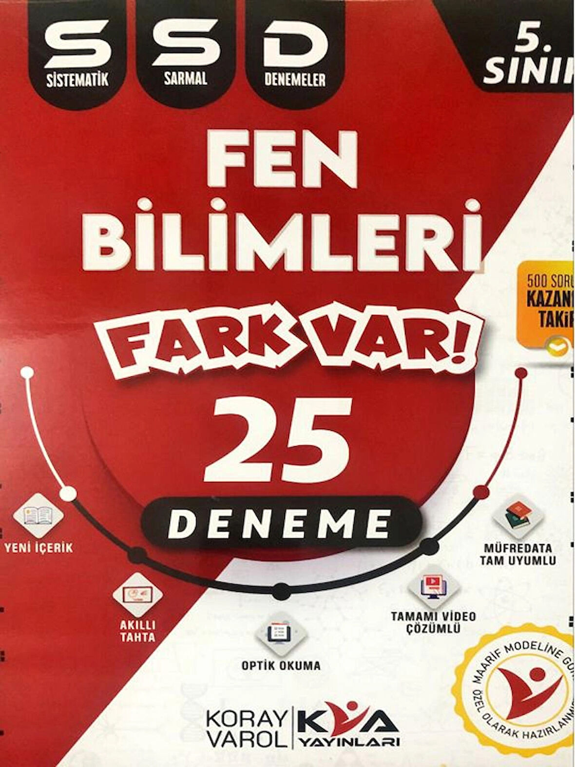 5.SINIF FEN BİLİMLERİ 25 SİSTEMATİK SARMAL DENEME 2024 Maarif Modeli Müfredat