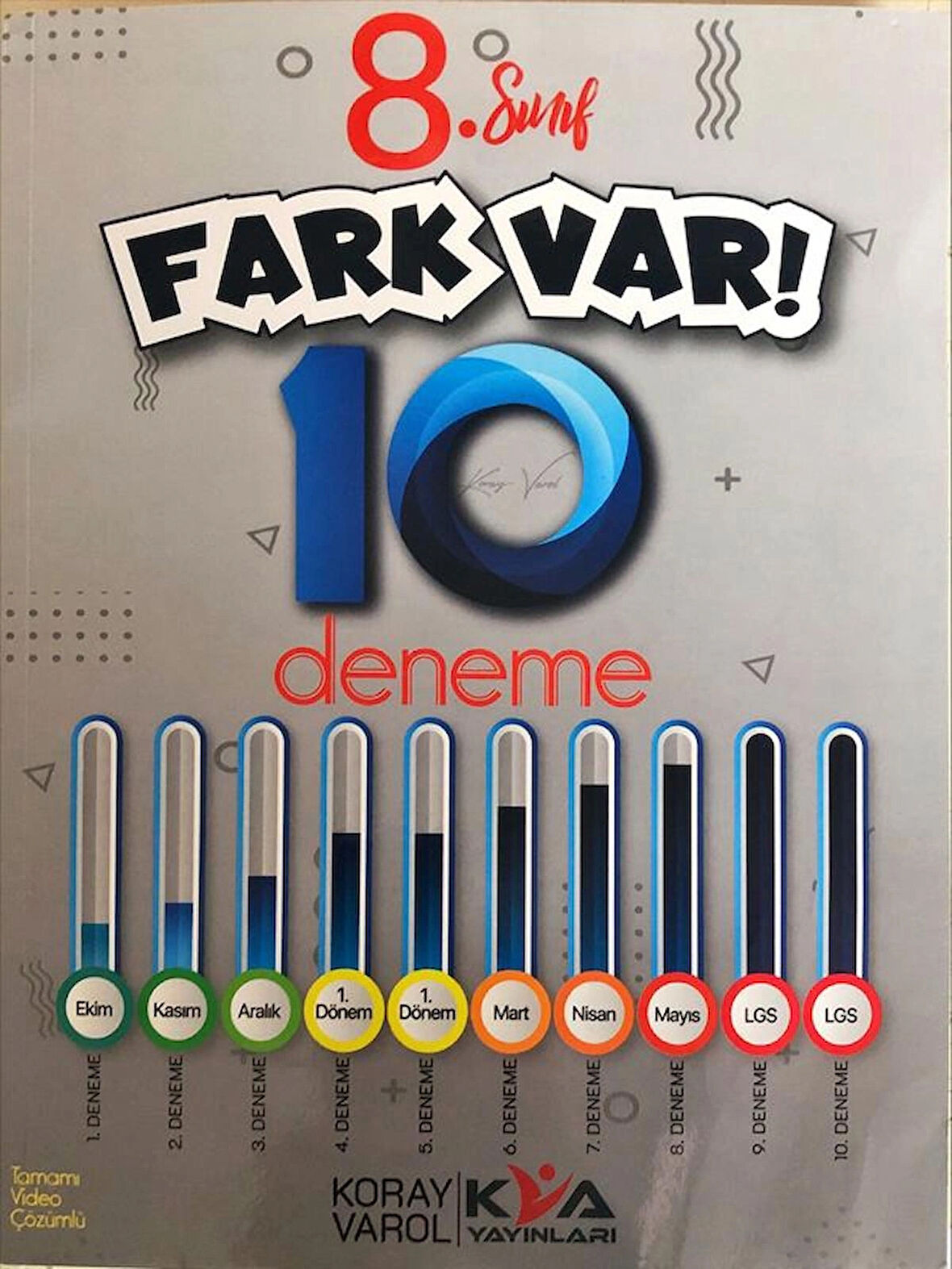 KVA 8. Sınıf Tüm Dersler 10 Lu Deneme Seti 2023 Yeni Baskı