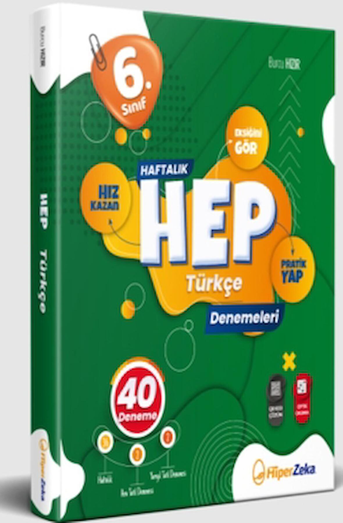 6. Sınıf Haftalık Hep Türkçe 40 Deneme