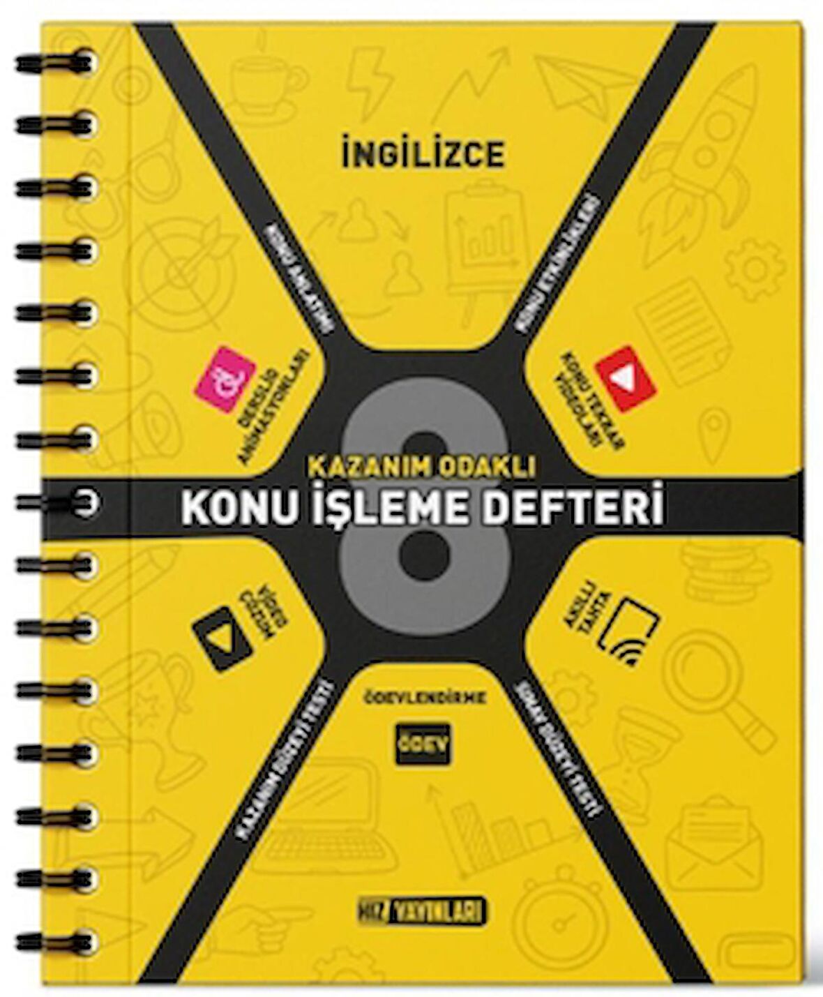 8. Sınıf İngilizce Kazanım Odaklı Konu İşleme Defteri