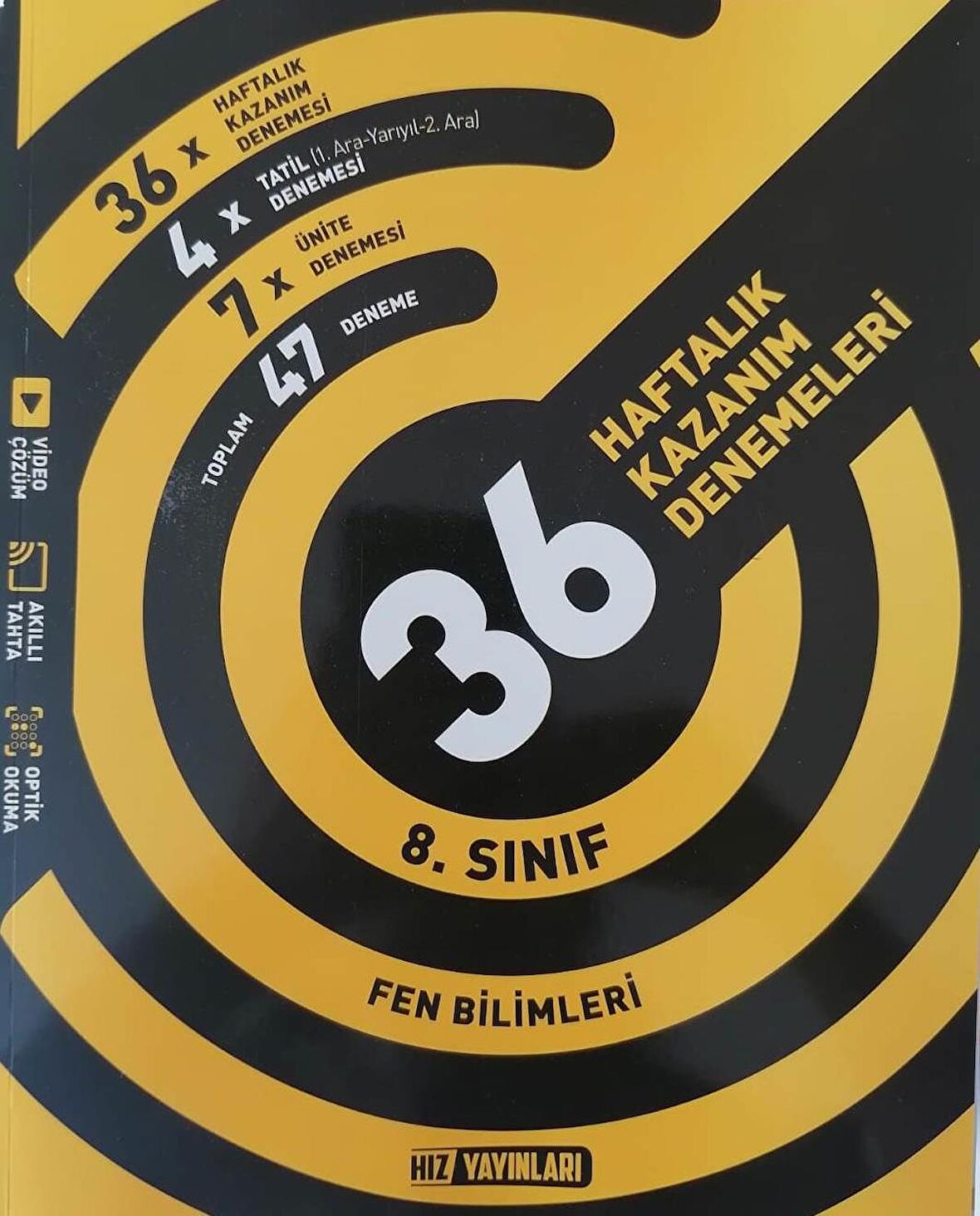 8. Sınıf Fen Bilimleri 36 Haftalık Kazanım Denemeleri