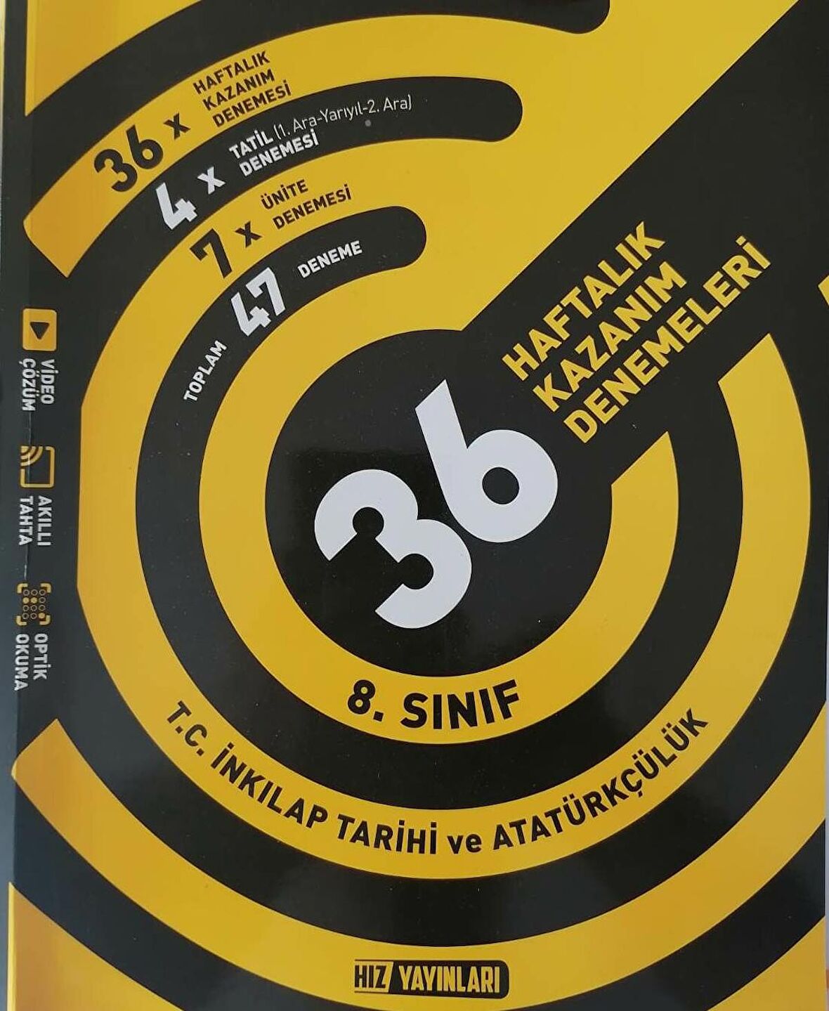 8. Sınıf İnkılap Tarihi 36 Haftalık Kazanım Denemeleri