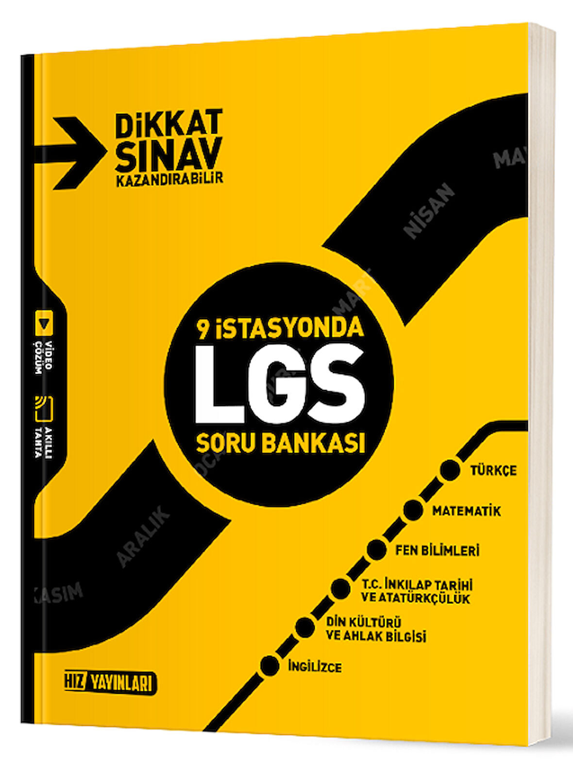 Hız Yayınları 8. Sınıf LGS 9 İstasyonda Soru Bankası Hız Yayınları