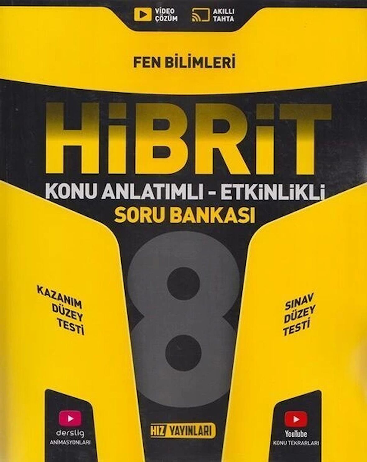 Hız Yayınları 8. Sınıf Fen Bilimleri Konu Anlatımlı Etkinlikli Hibrit Soru Bankası