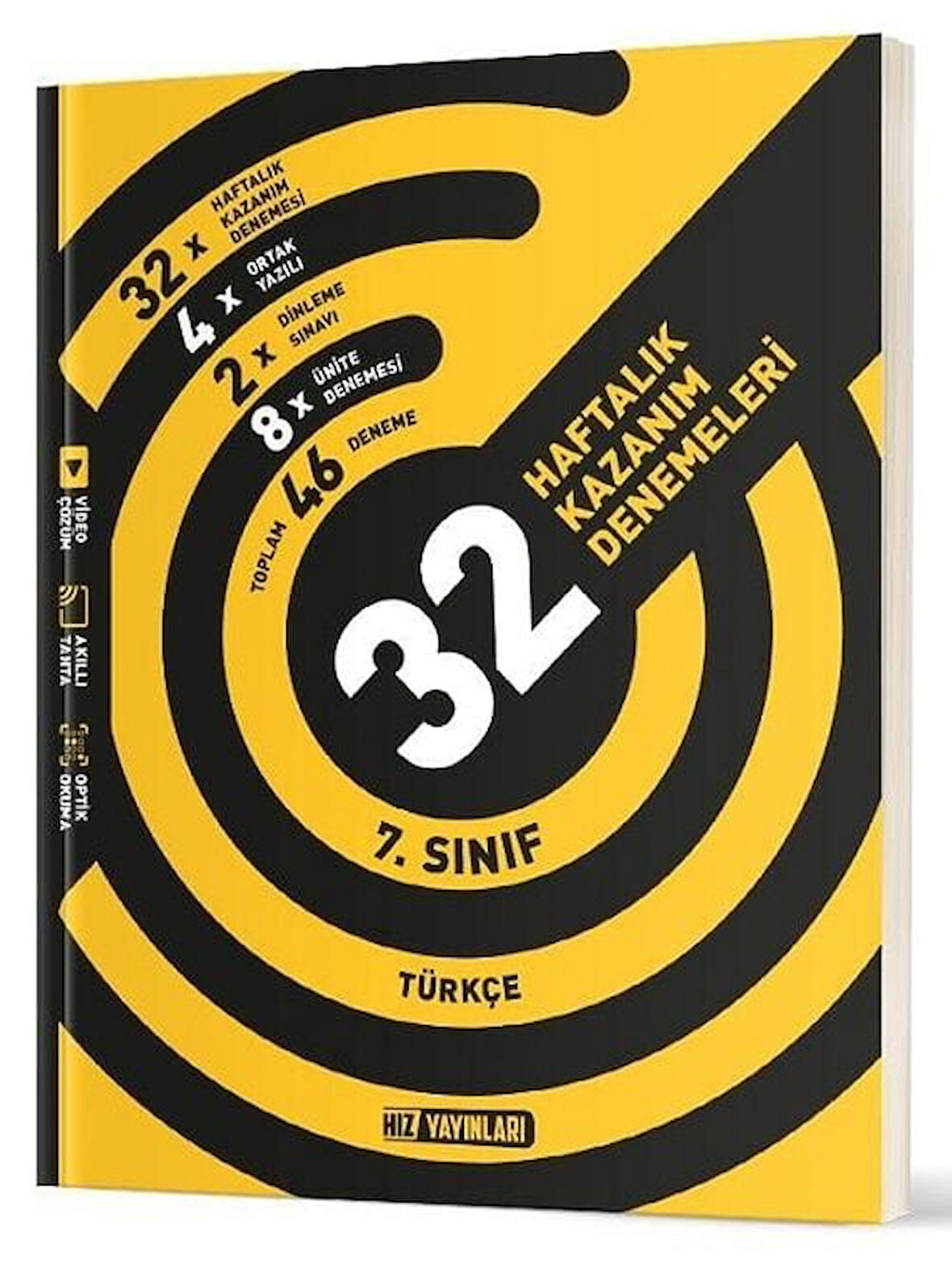 Hız Yayınları 7. Sınıf Türkçe Haftalık 32 Deneme Hız Yayınları