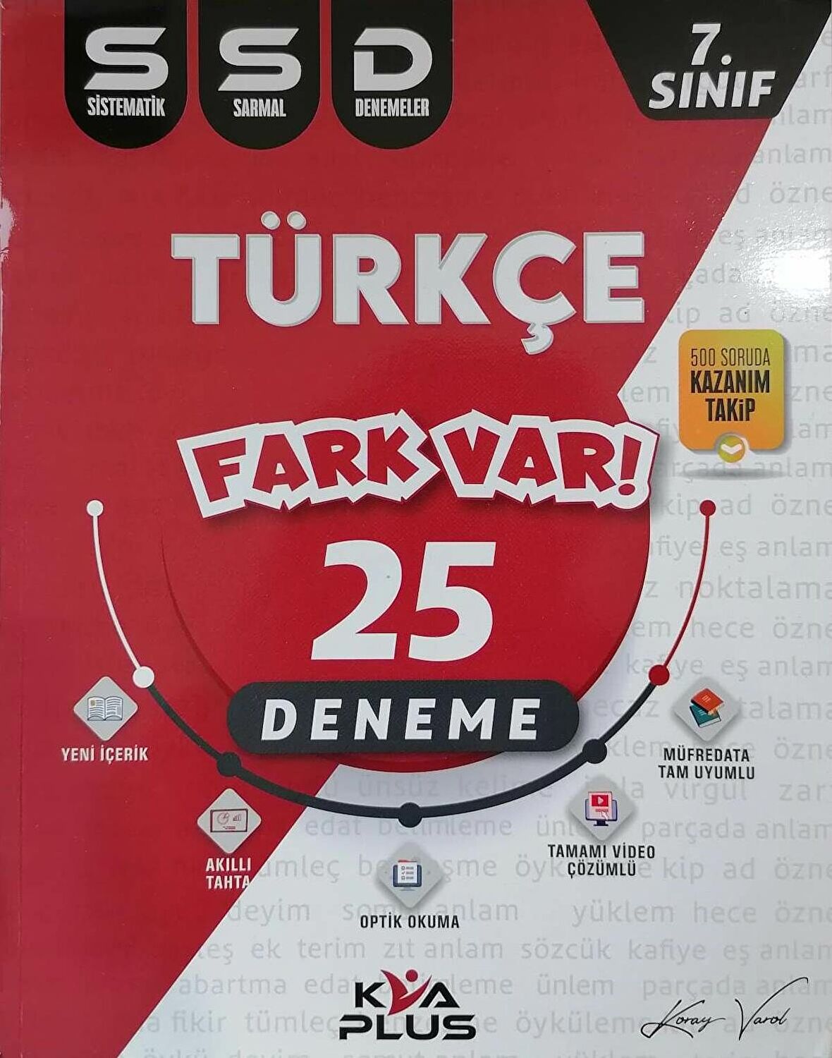 KVA Plus 7.Sınıf Türkçe SSD Sistematik Sarmal Deneme -hzçnt03