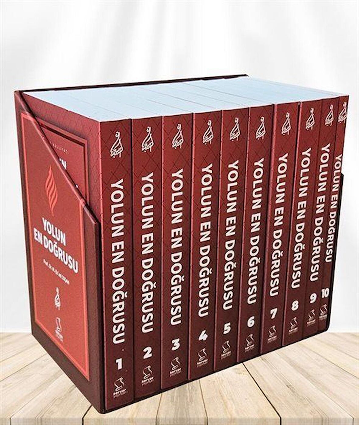 Yolun En Doğrusu Kutulu Takım Ciltli (10 Kitap) / Prof. Dr. Mahmud Esad Coşan