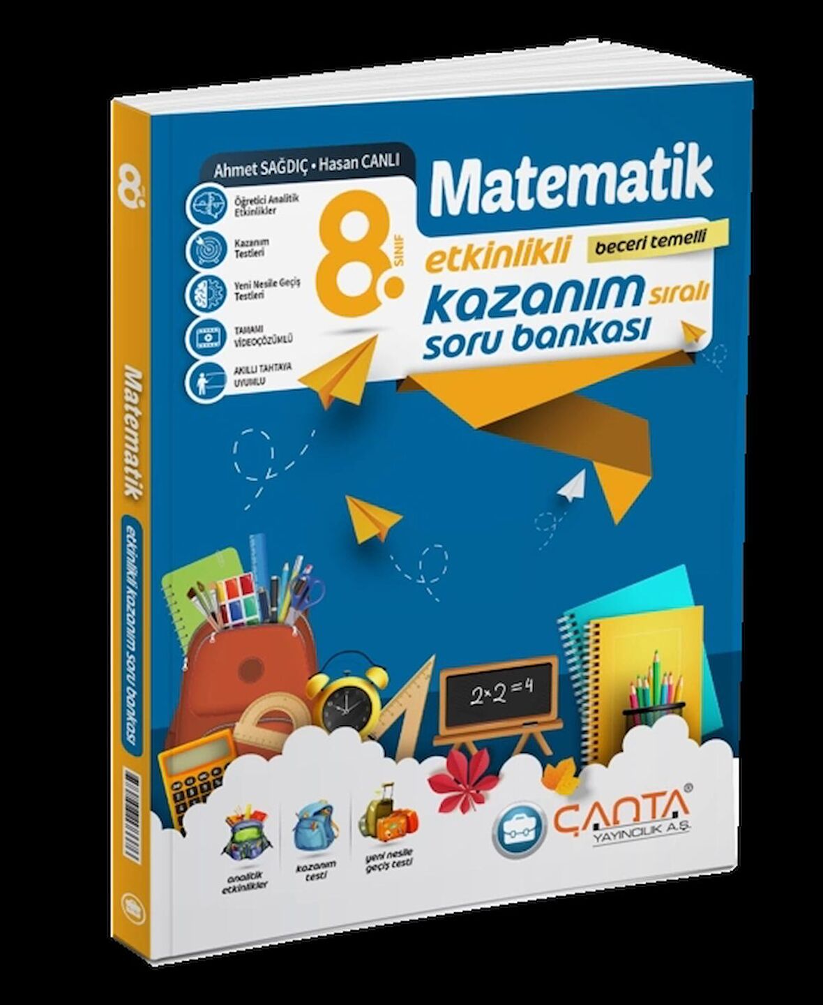 Çanta Yayıncılık 8. Sınıf Matematik Etkinlikli Kazanım Sıralı Soru Bankası