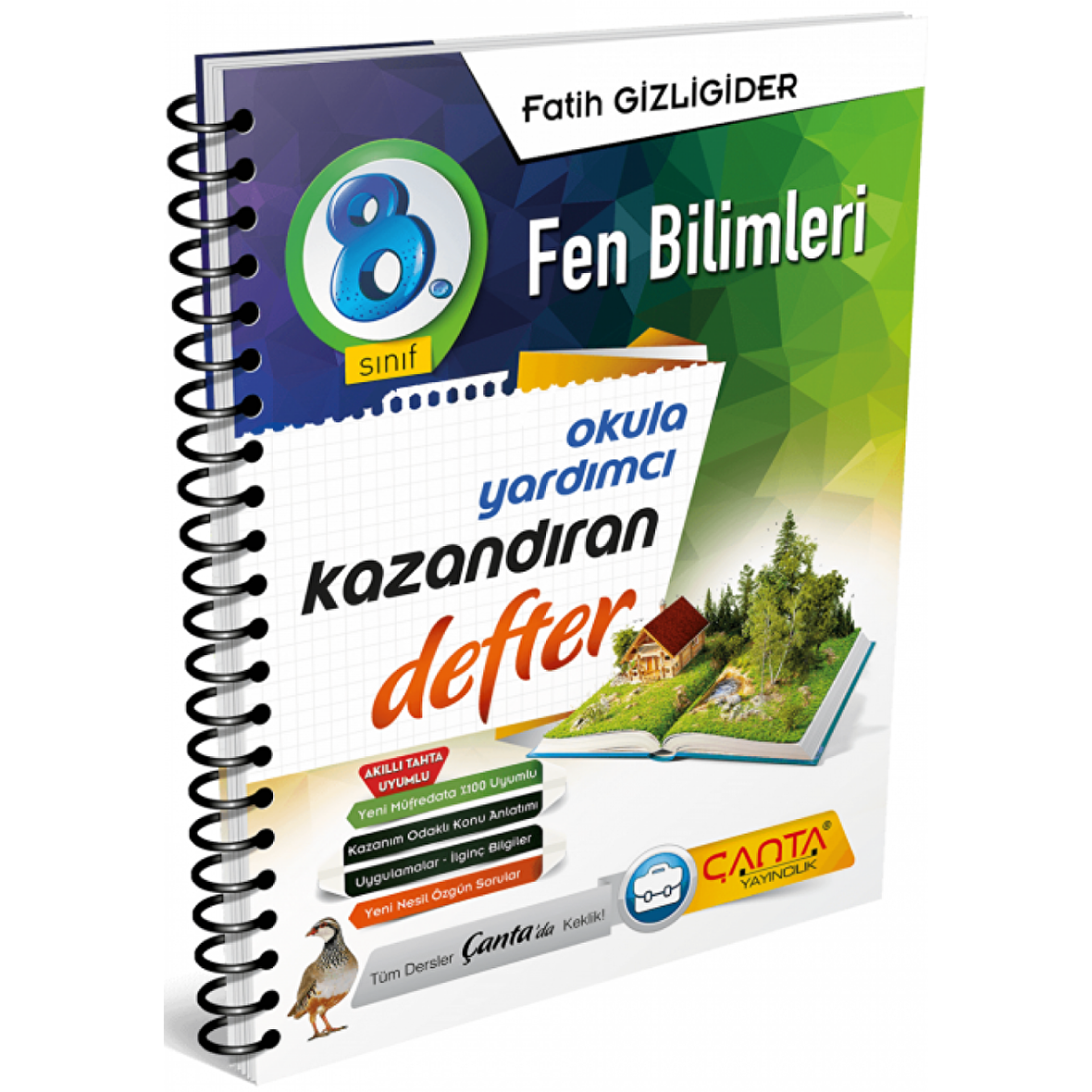 Çanta Yayınları 8.Sınıf Fen Bilimleri Kazandıran Defter