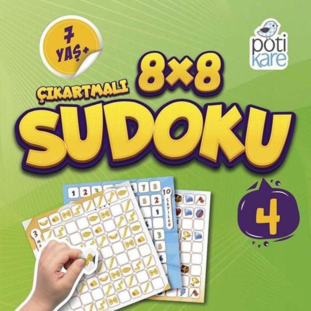 8X8 Çıkartmalı Sudoku 7+ (4)