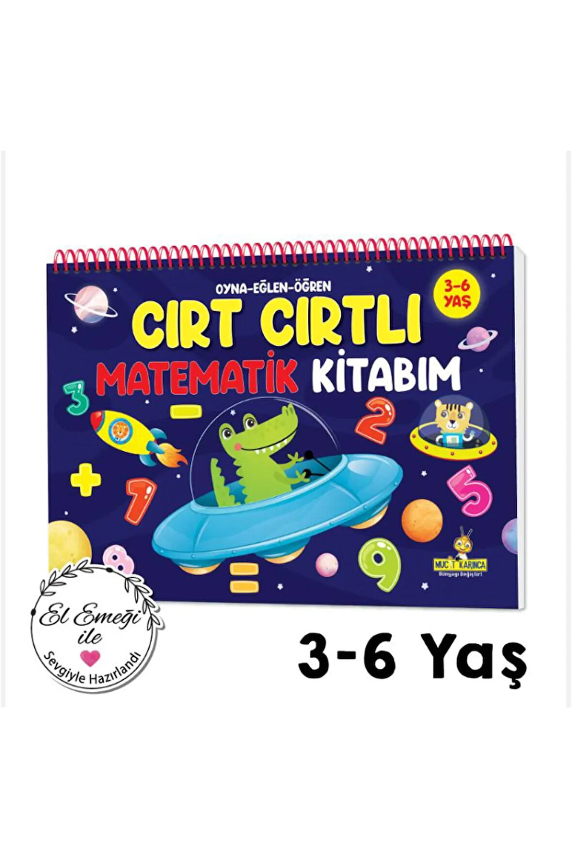 Oyna Eğlen Öğren – Cırt Cırtlı Matematik Kitabım 3-6 Yaş Sayılar, Toplama, Çıkarma, Sudoku