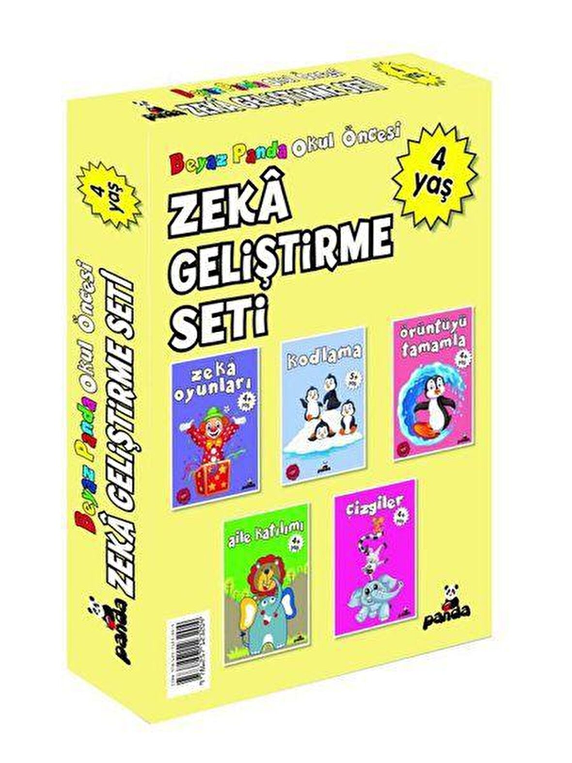 Okul Öncesi 4 Yaş Zeka Geliştirme Seti (5 Kitap)