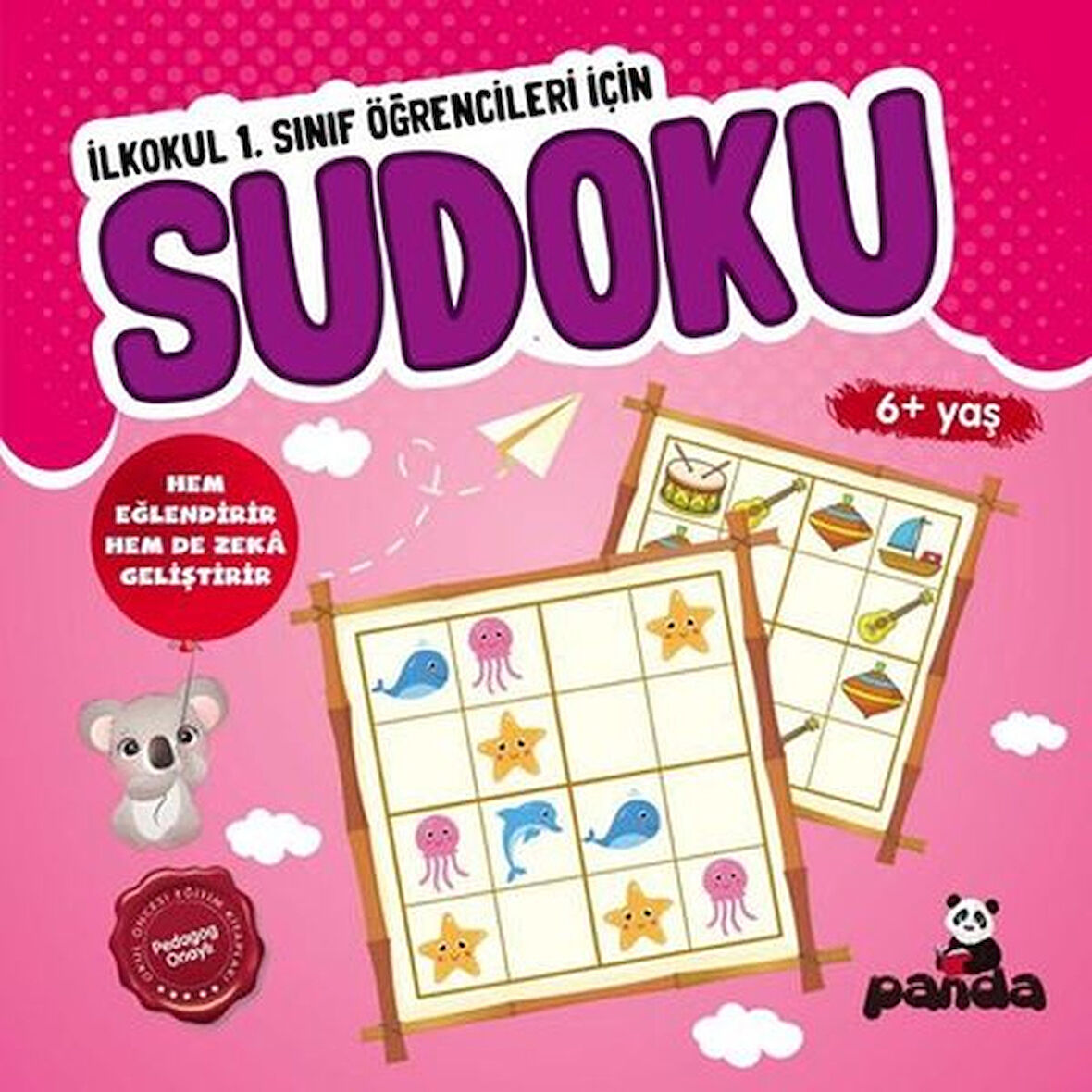 Kitap: Sudoku 6+ Yaş - İlkokul 1. Sınıf Öğrencileri İçin