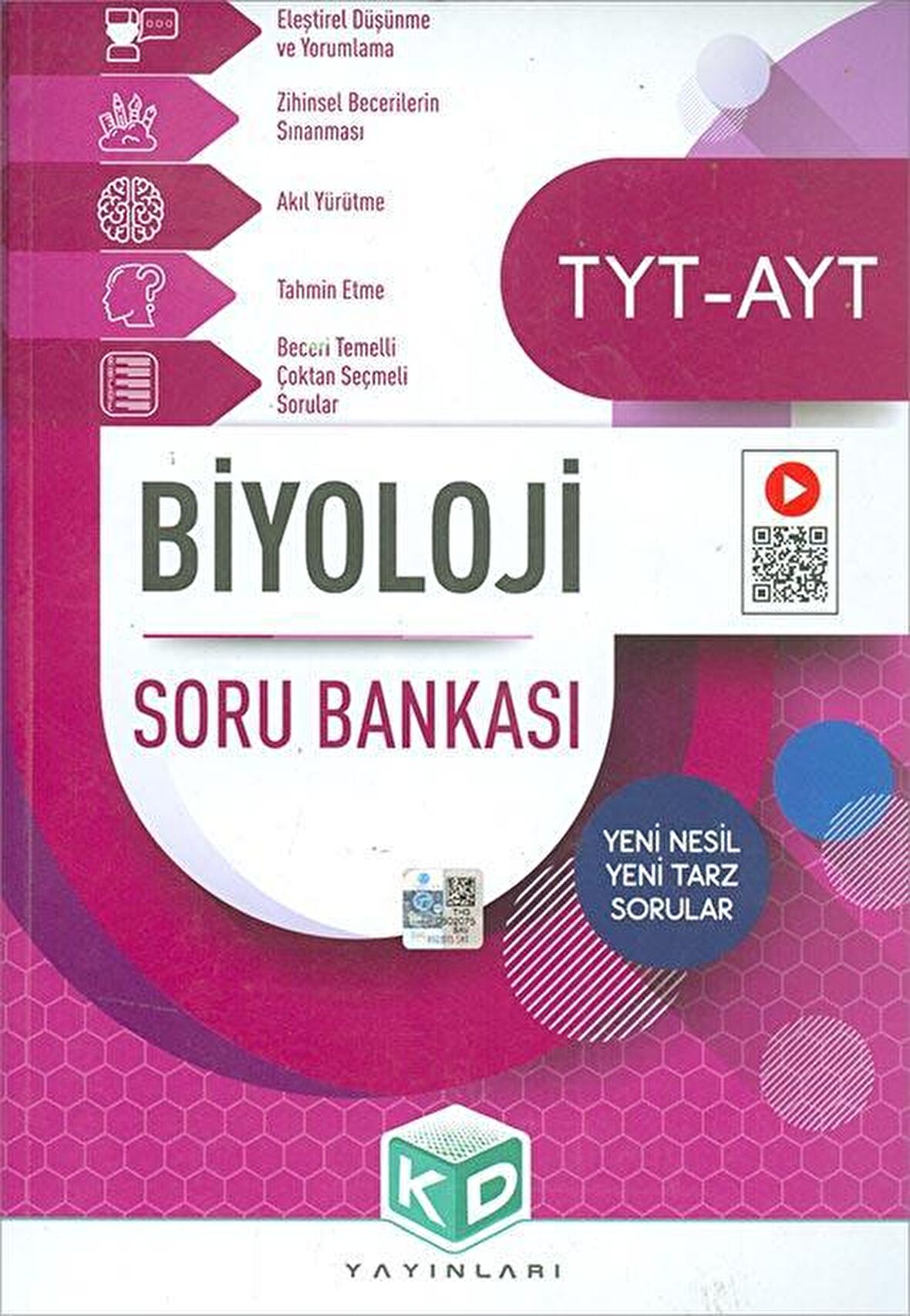 2021 TYT AYT Biyoloji Güncel Soru Bankası KD Yayınları
