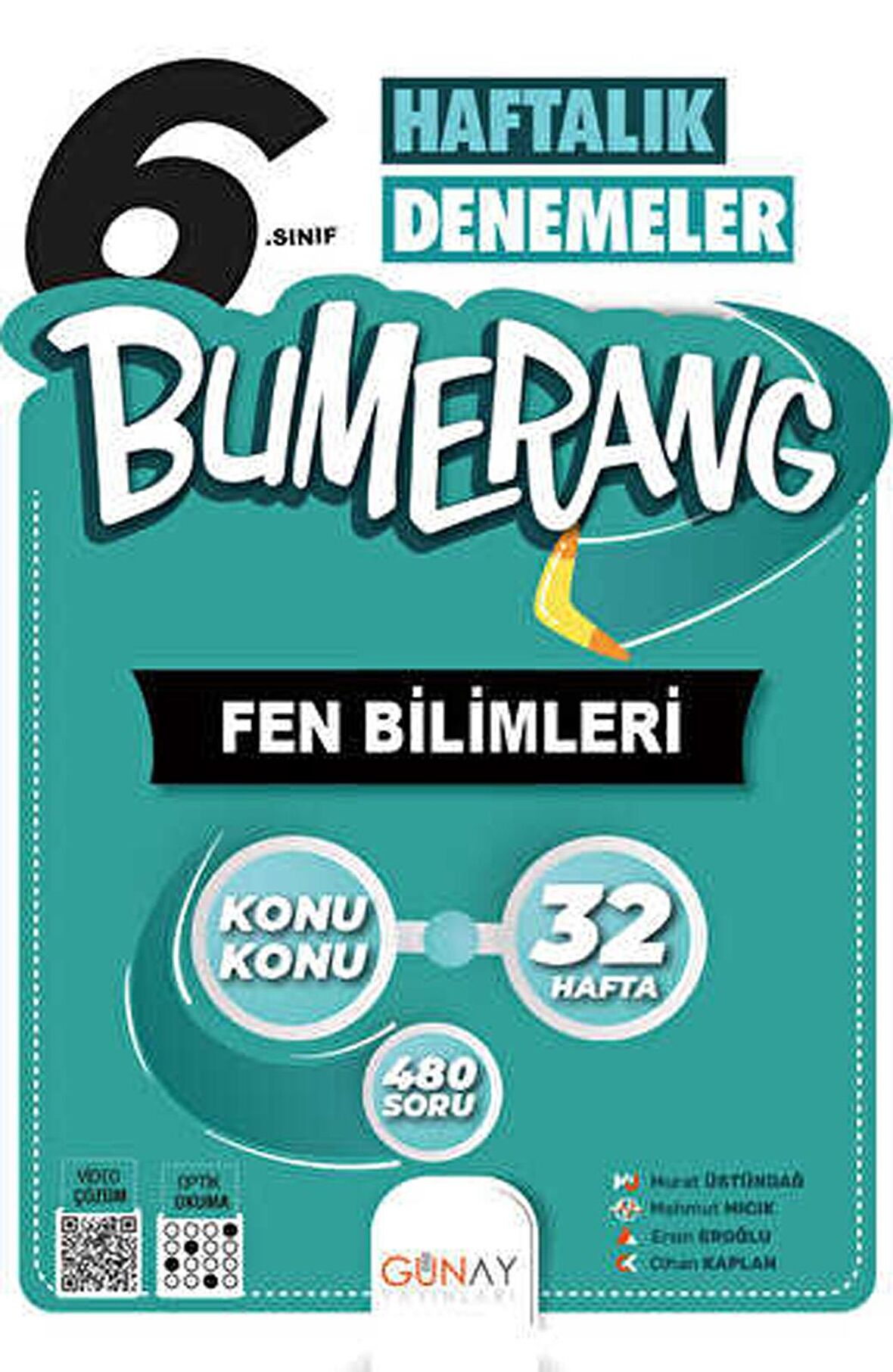 6. Sınıf Bumerang 32 Haftalık Fen Bilimleri Denemeleri