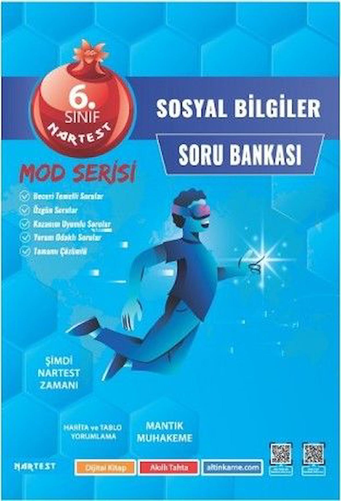 Nartest 6.Sınıf Mod Sosyal Bilgiler Soru Bankası - Nartest 6 mod