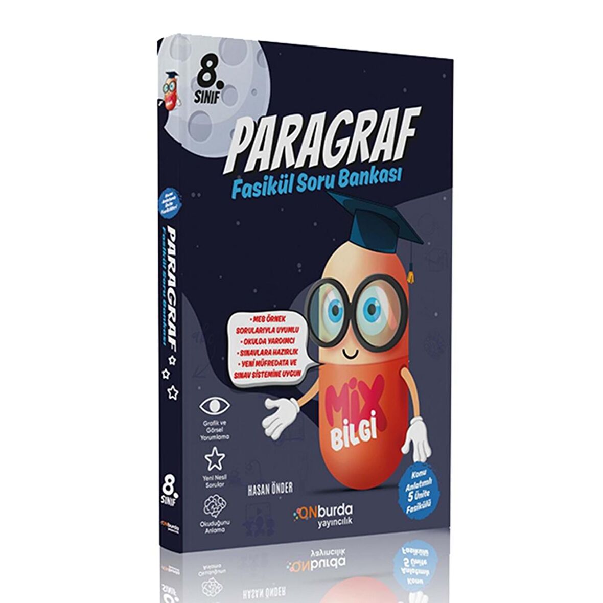 Onburda Yayınları 8. Sınıf Paragraf Mix Fasikül Soru Bankası