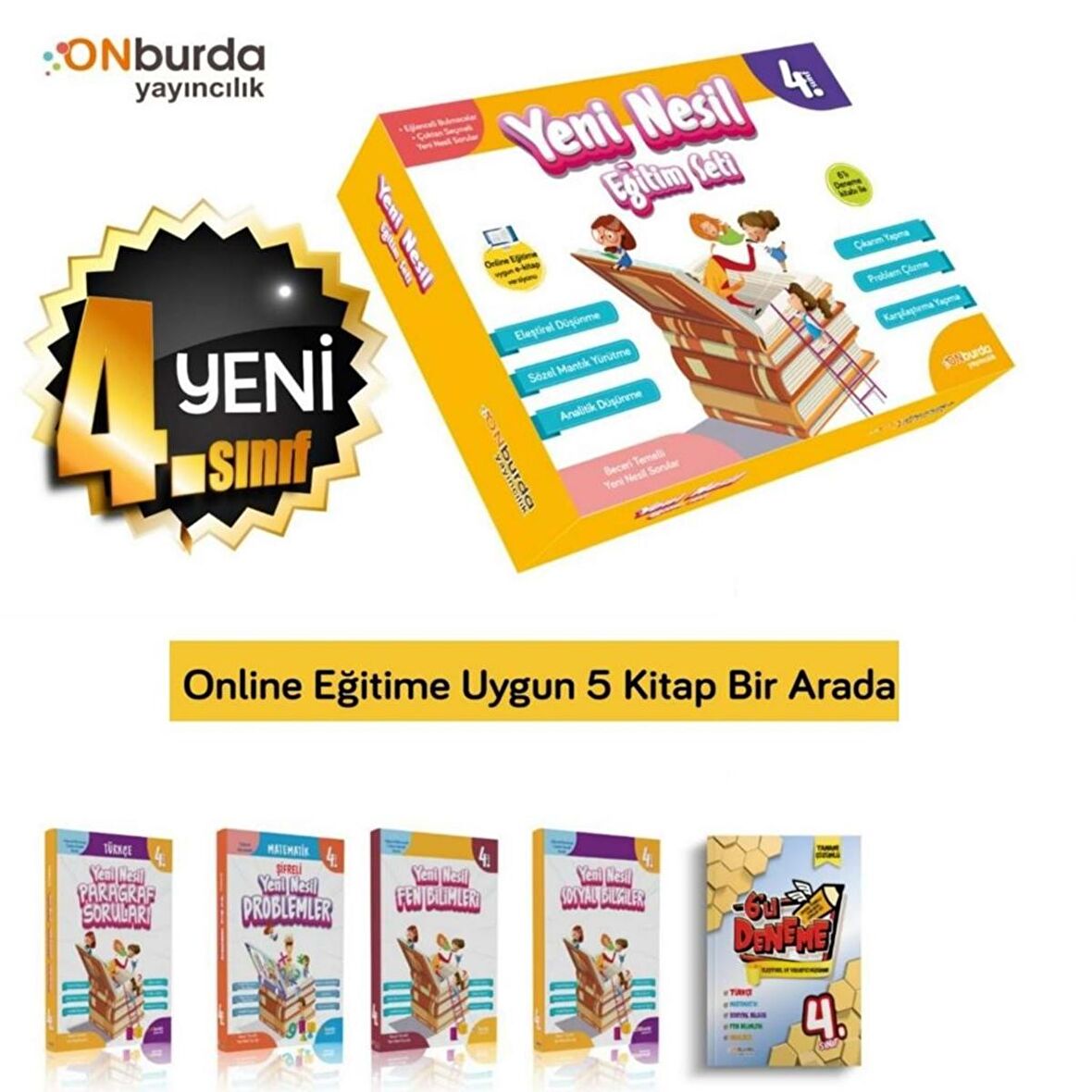 Onburda Yayınları 4. Sınıf Yeni Nesil Eğitim Seti