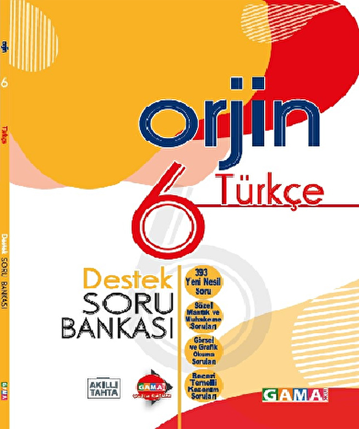 6. Sınıf Türkçe Destek Soru Bankası + 20 Deneme Gama Okul Yayınları