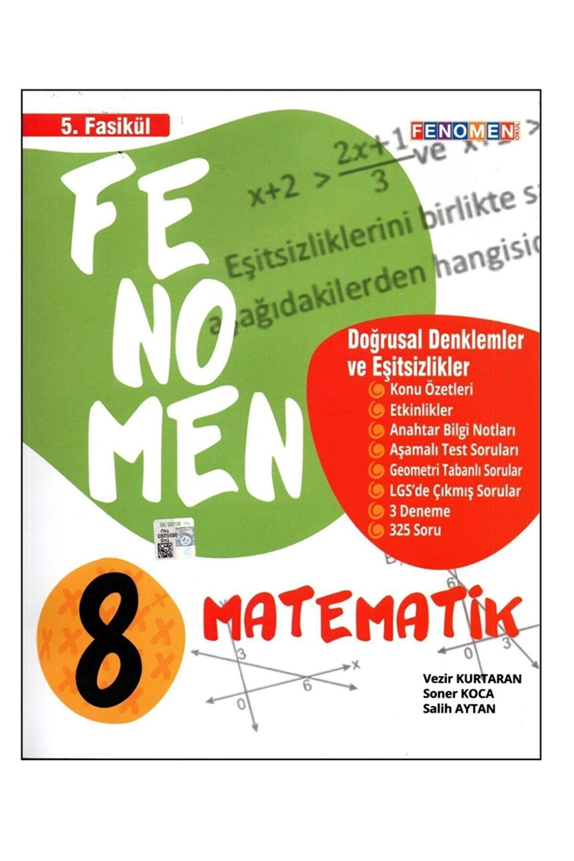 8. Sınıf Matematik Fenomen Doğrusal ve Eşitsizlikler 5. Fasikül