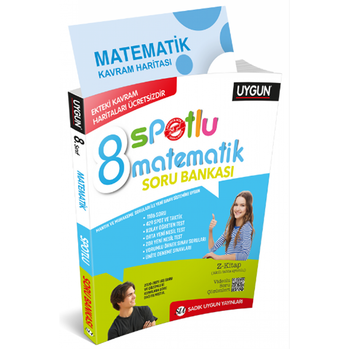 Sadık Uygun 8.Sınıf Spotlu Matematik Soru Bankası + Kavram Haritaları