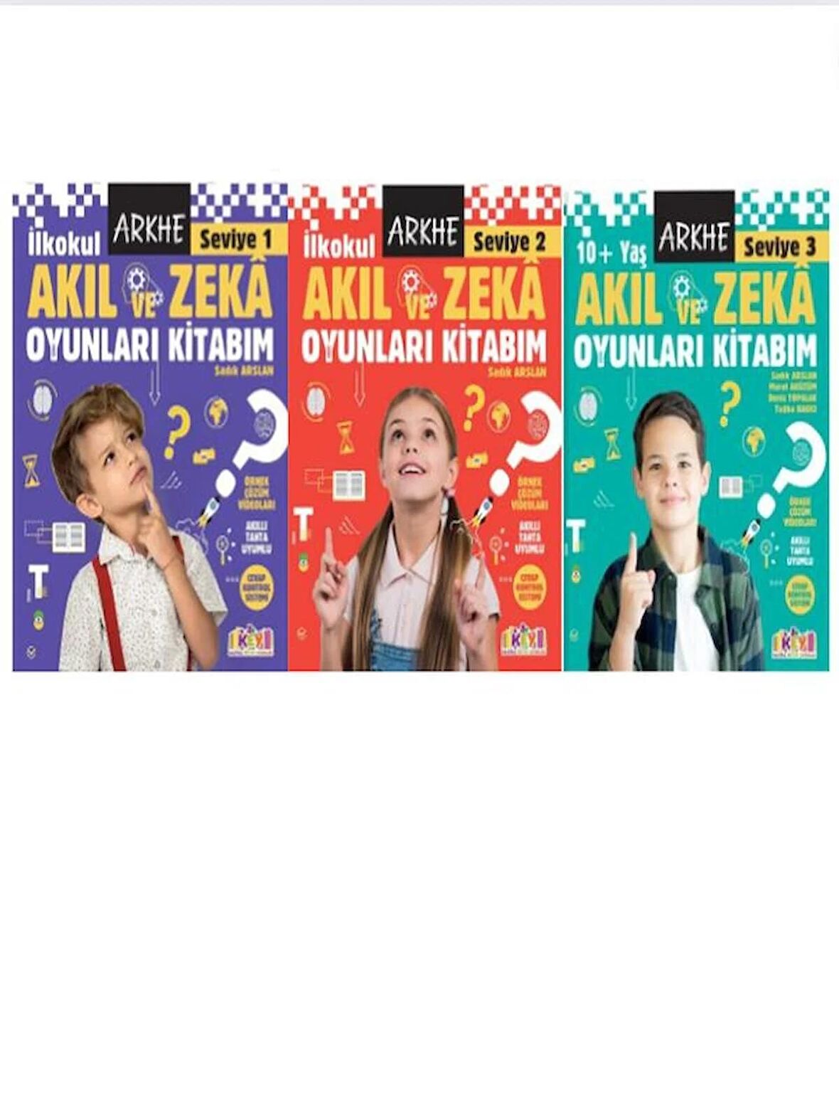 Akıl Ve Zekâ Oyunları Kitabım 1-2-3 SET