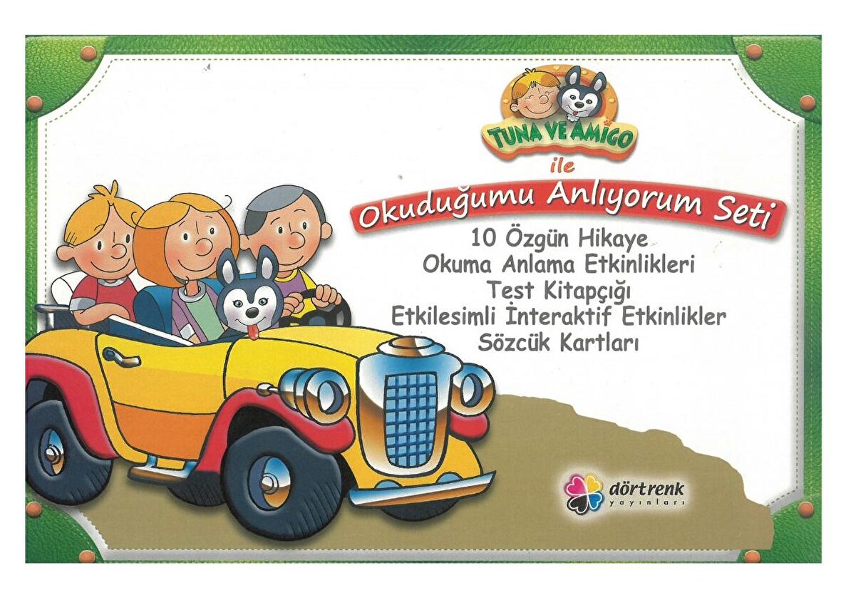 Dörtrenk Tuna ve Amigo ile Okuduğumu Anlıyorum Seti 10 Kitap