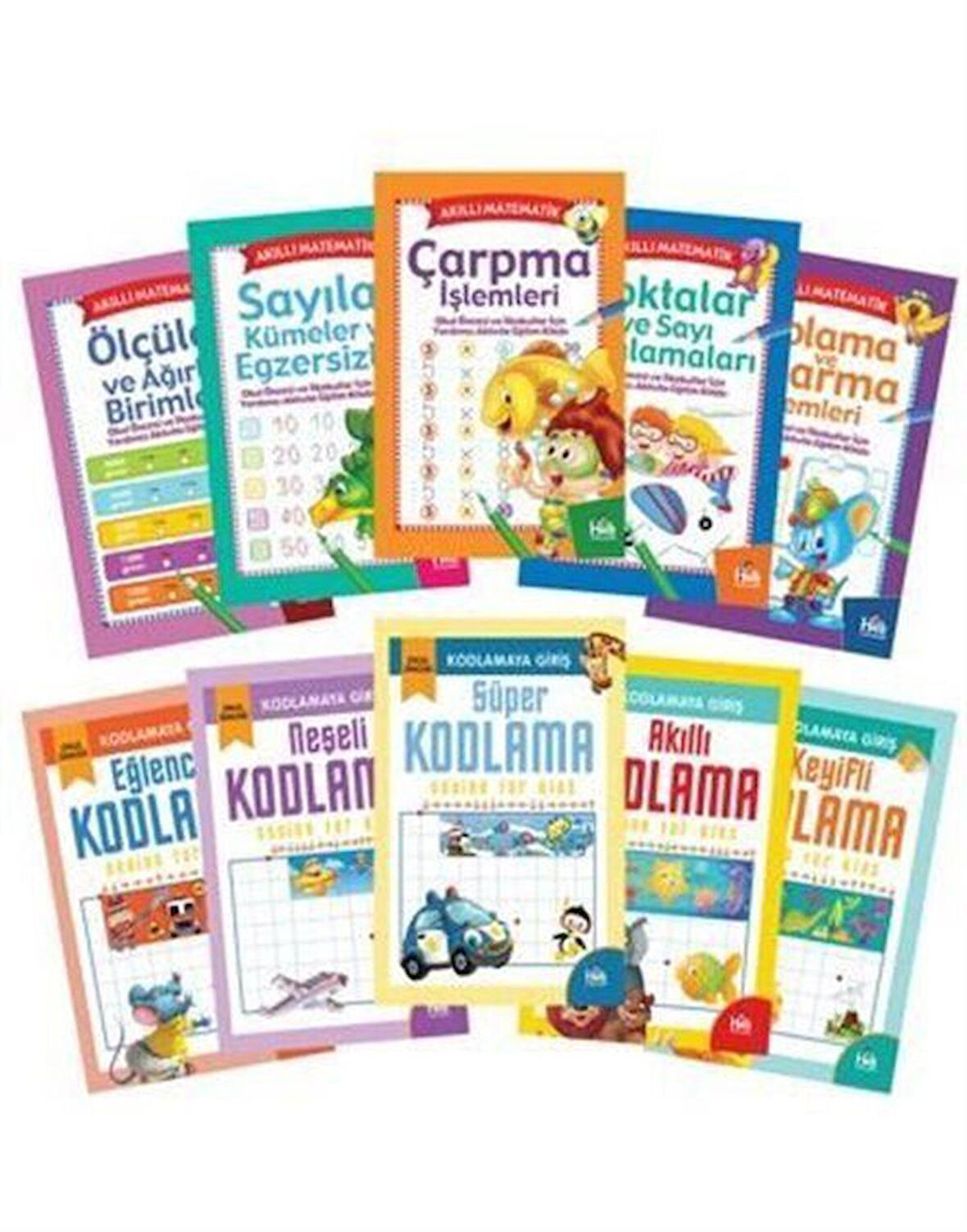 Akıllı Kodlama Ve Matematik Seti (10 Kitap) / Kolektif