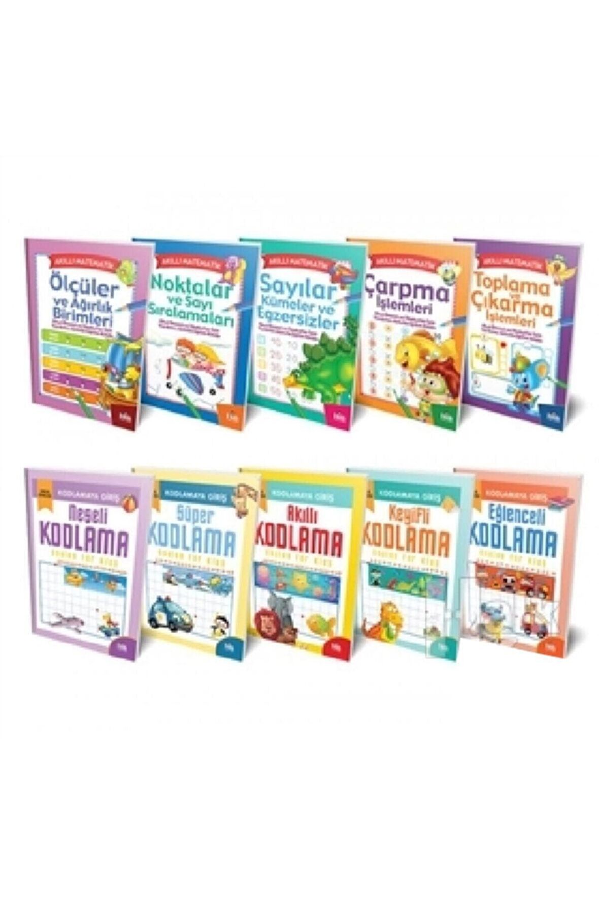 Akıllı Kodlama Ve Matematik Seti (10 Kitap)
