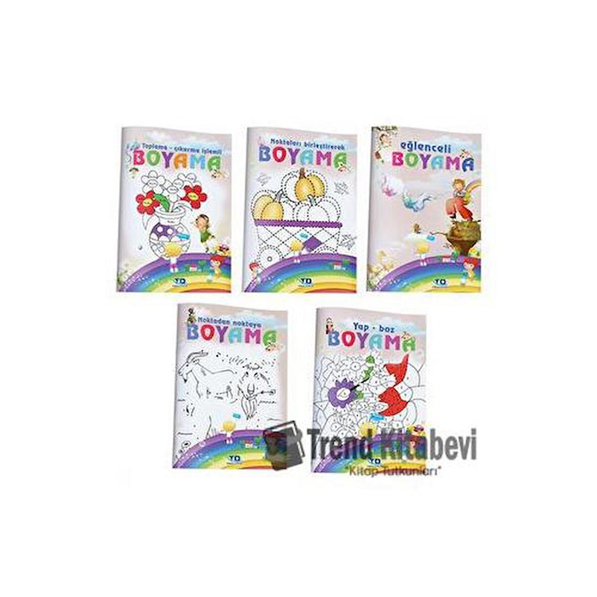 Etkinlikli Boyama Kitabı (5 Kitap Takım)