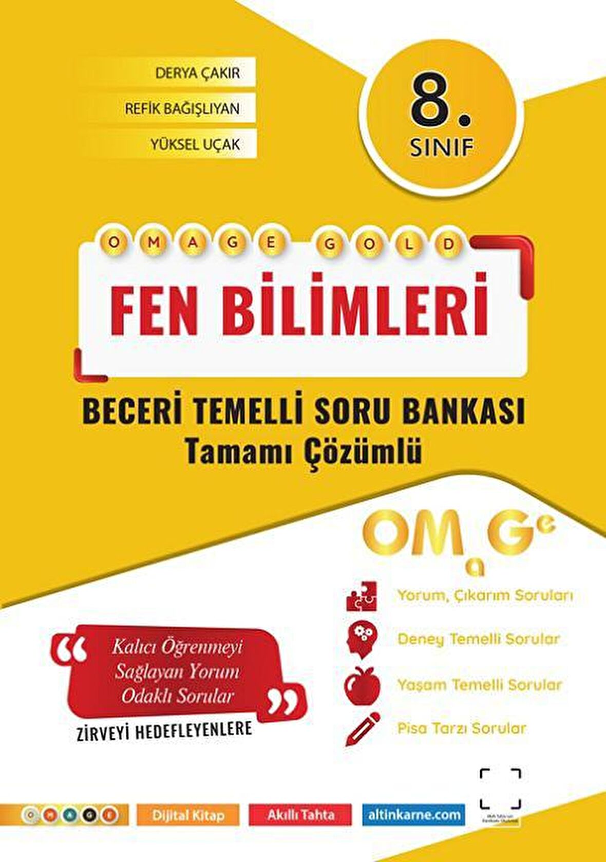 8. Sınıf Omage Gold Fen Bilimleri Soru Bankası