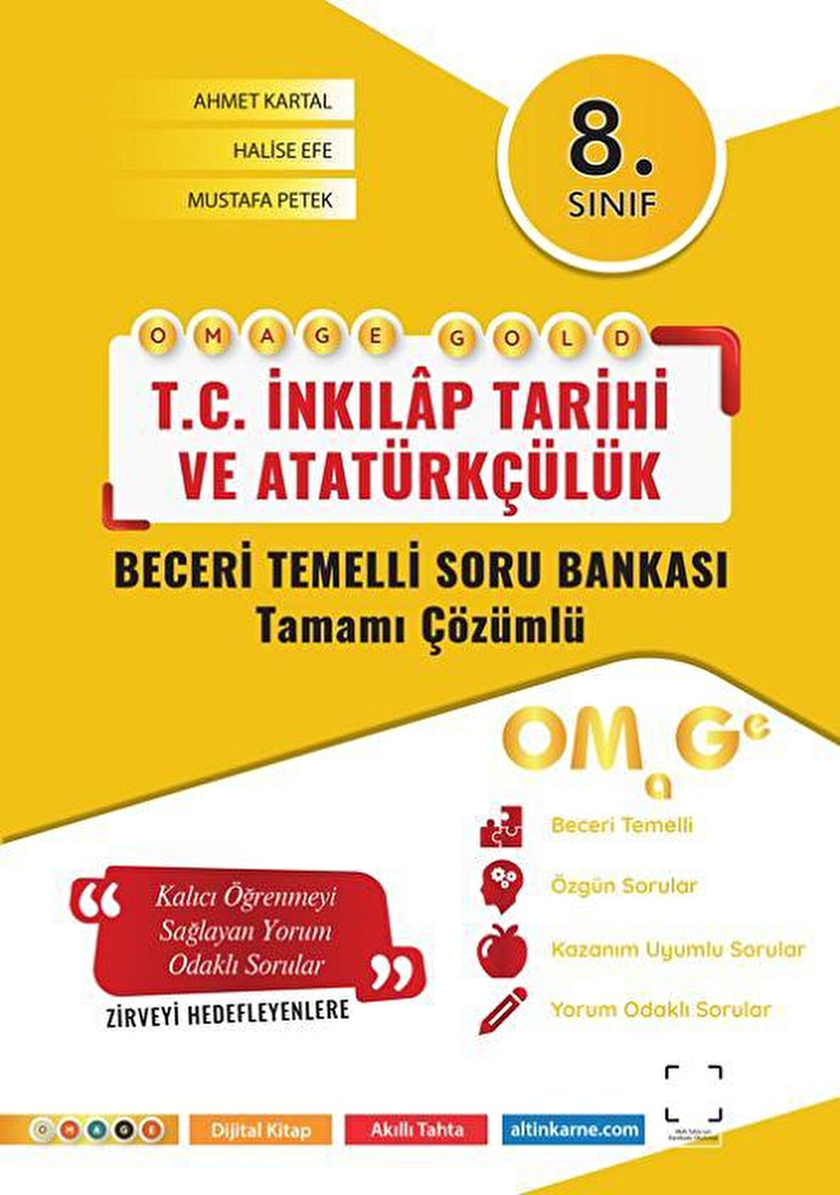 8. Sınıf Omage Gold İnkılap Tarihi Ve Atatürkçülük Soru Bankası