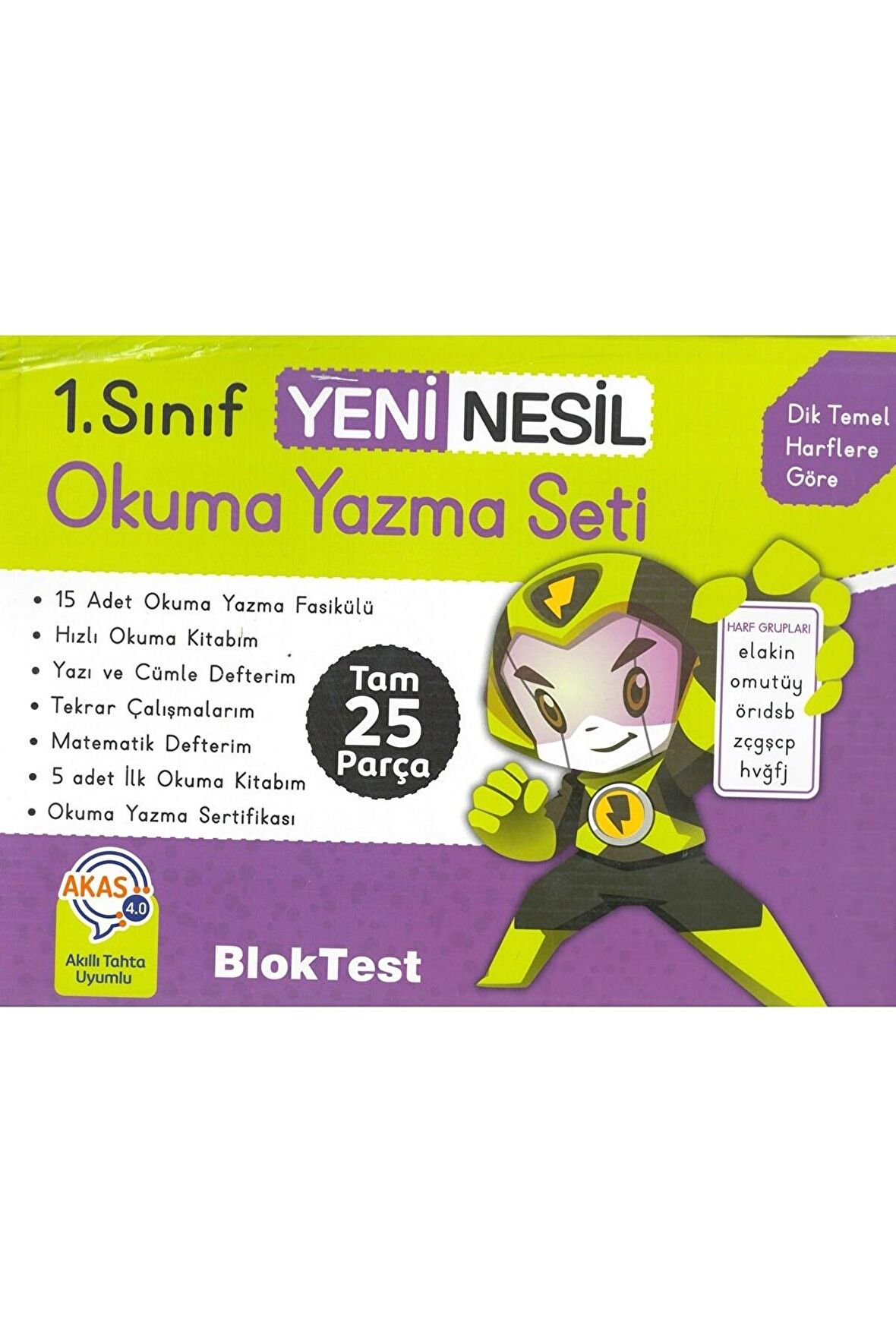 BlokTest Yeni Nesil Okuma Yazma Seti 1. Sınıf (Kutulu)