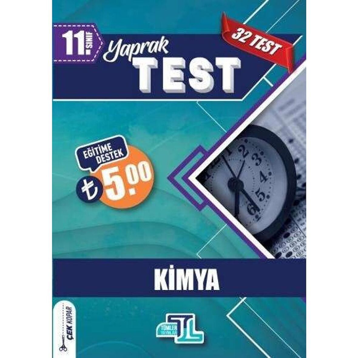 11. Sınıf Kimya 32 Yaprak Test Tümler Yayınları